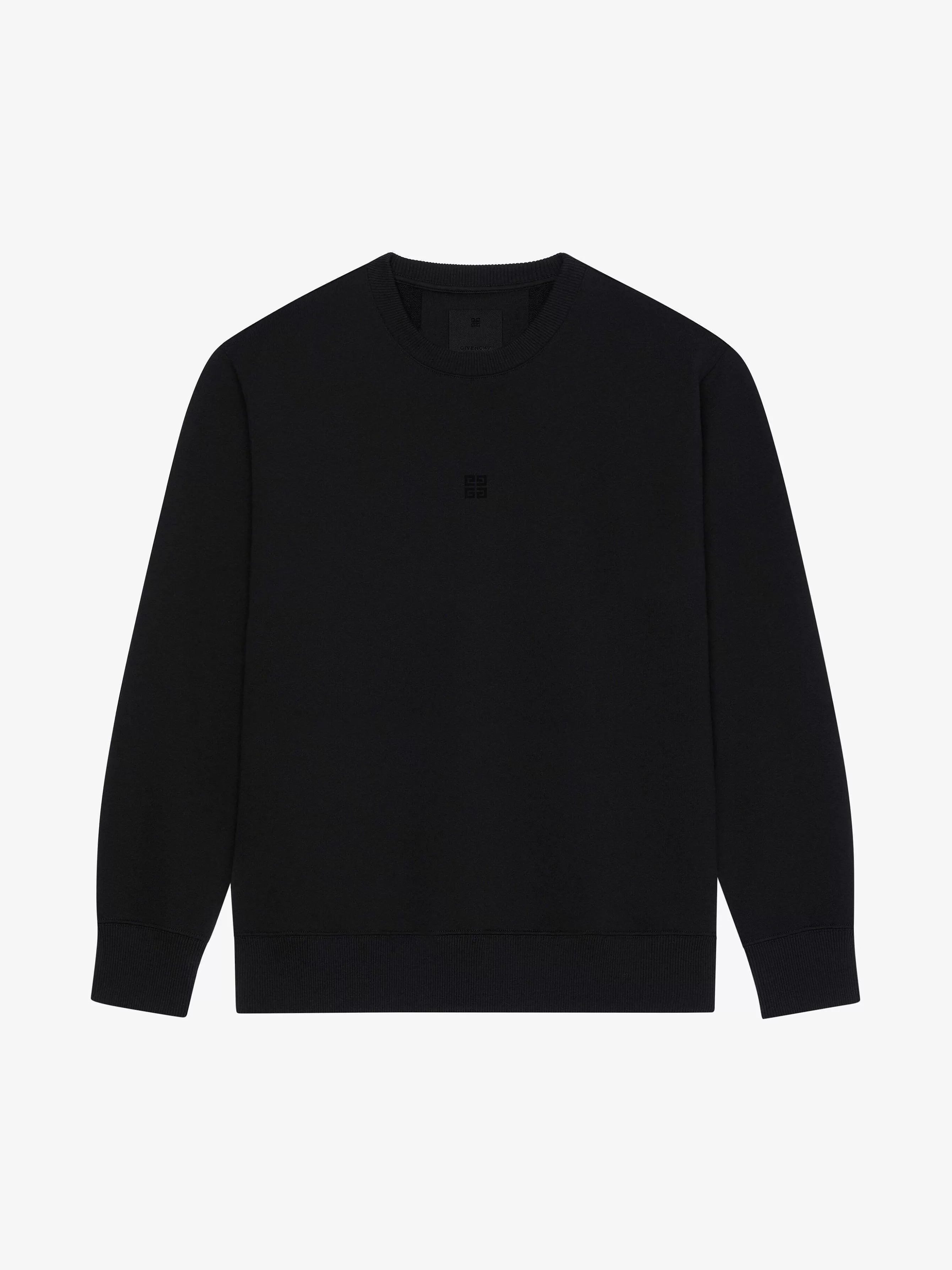 Givenchy Sweats Et Sweats A Capuche>4G - Sweat-Shirt Coupe Slim En Polaire Noir