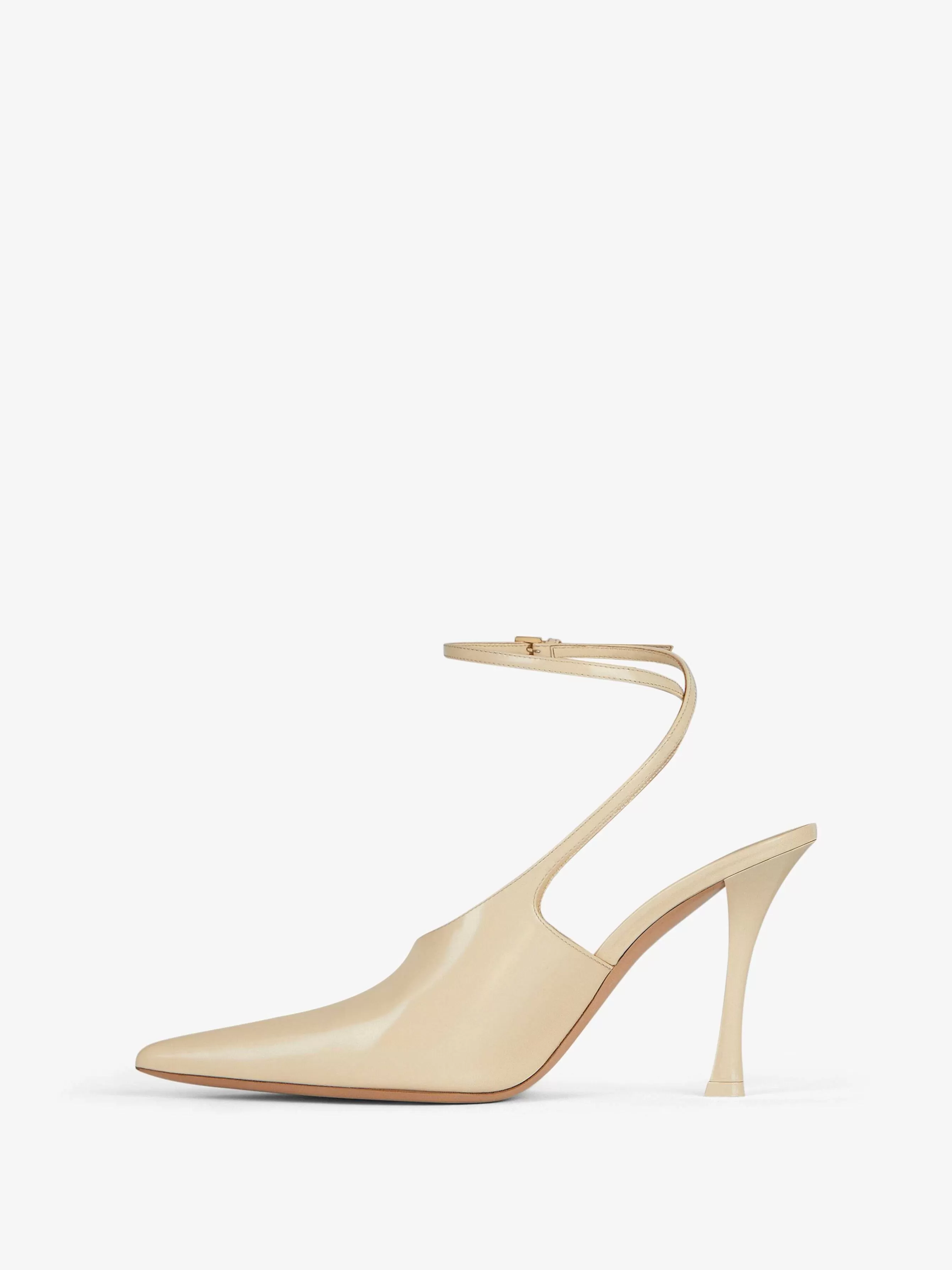 Givenchy Talons>Afficher Les Slingbacks En Cuir Blond