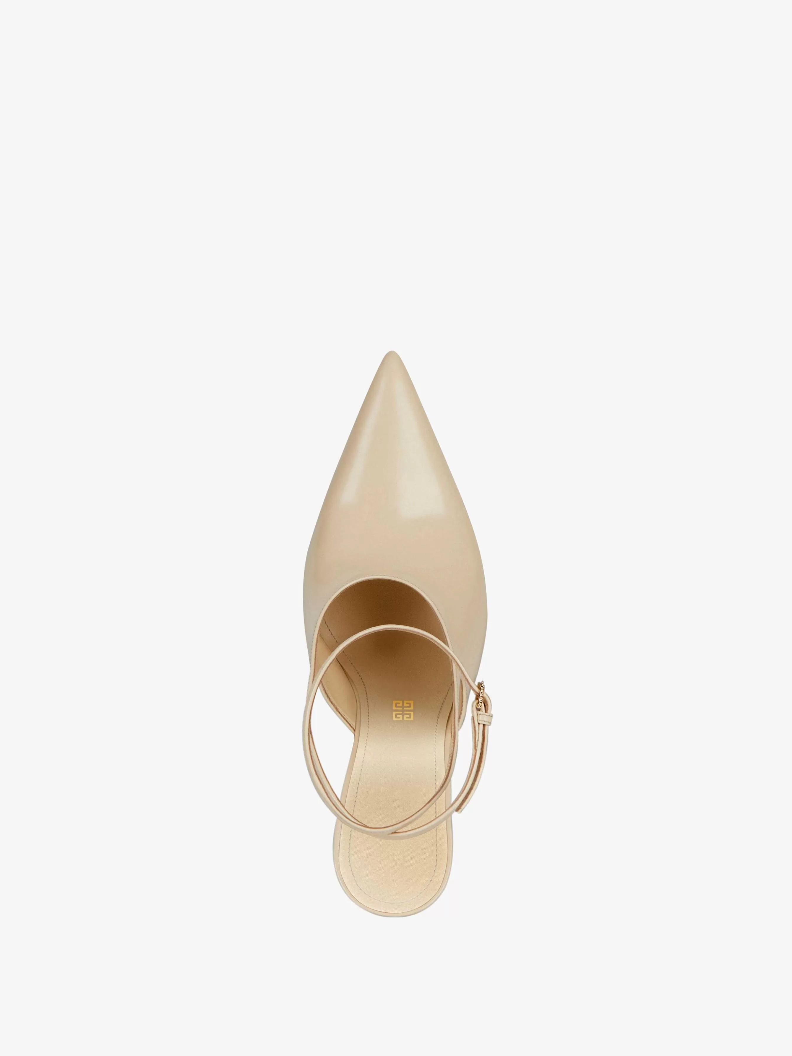 Givenchy Talons>Afficher Les Slingbacks En Cuir Blond