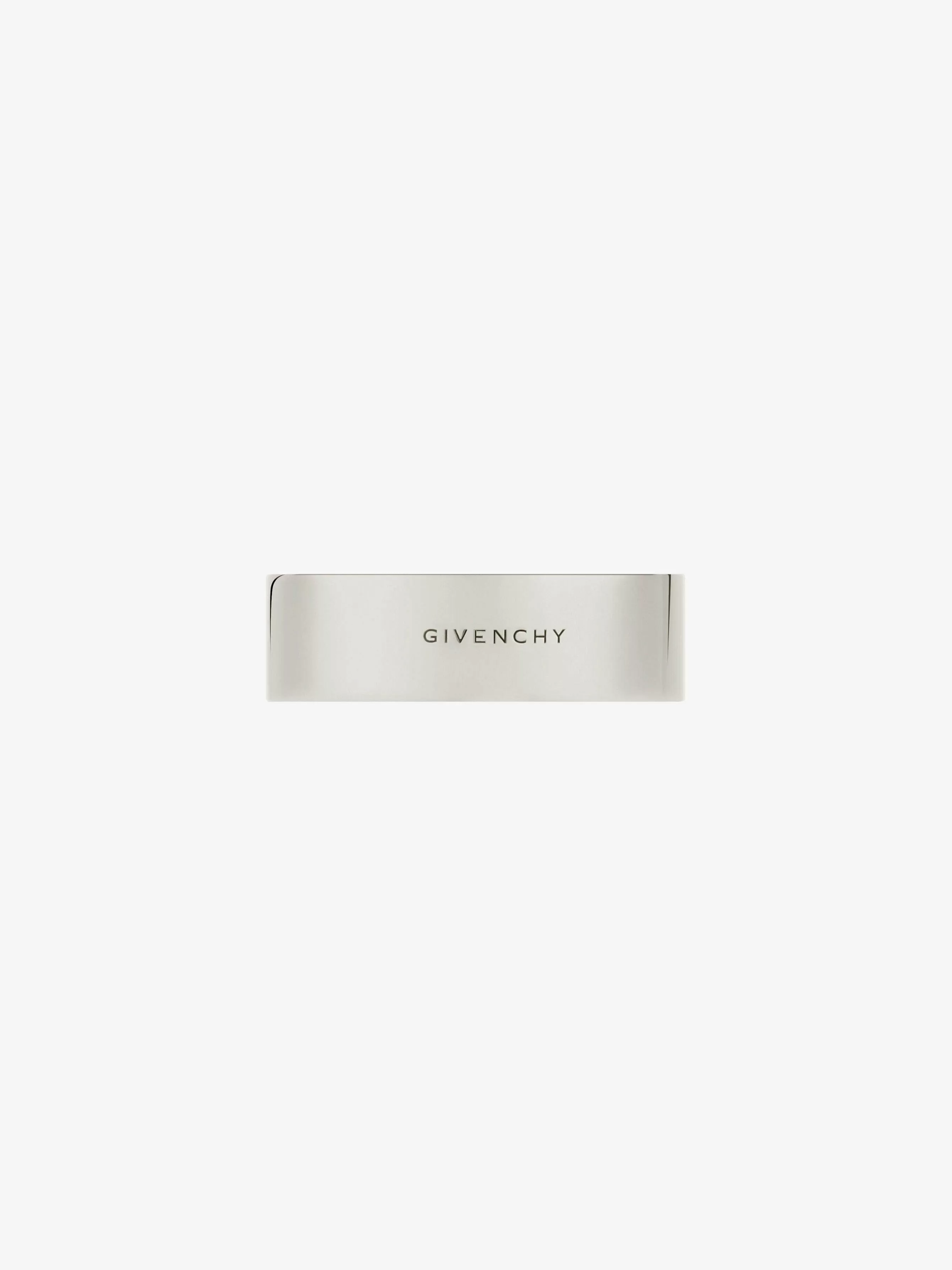 Givenchy Bijoux>Bague 4G En Metal Avec Cristaux Argente