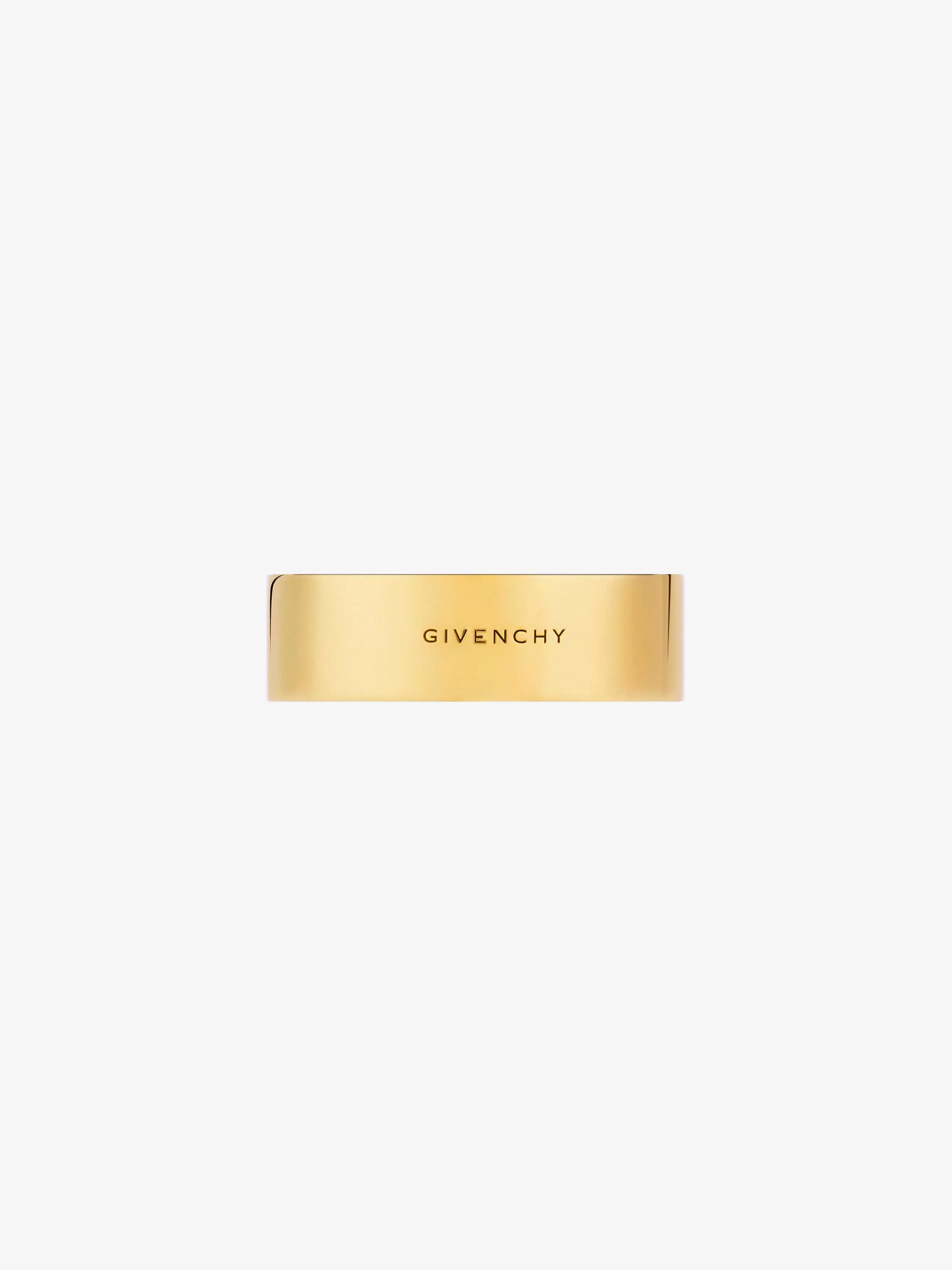 Givenchy Bijoux>Bague 4G En Metal Avec Perles Jaune Dore