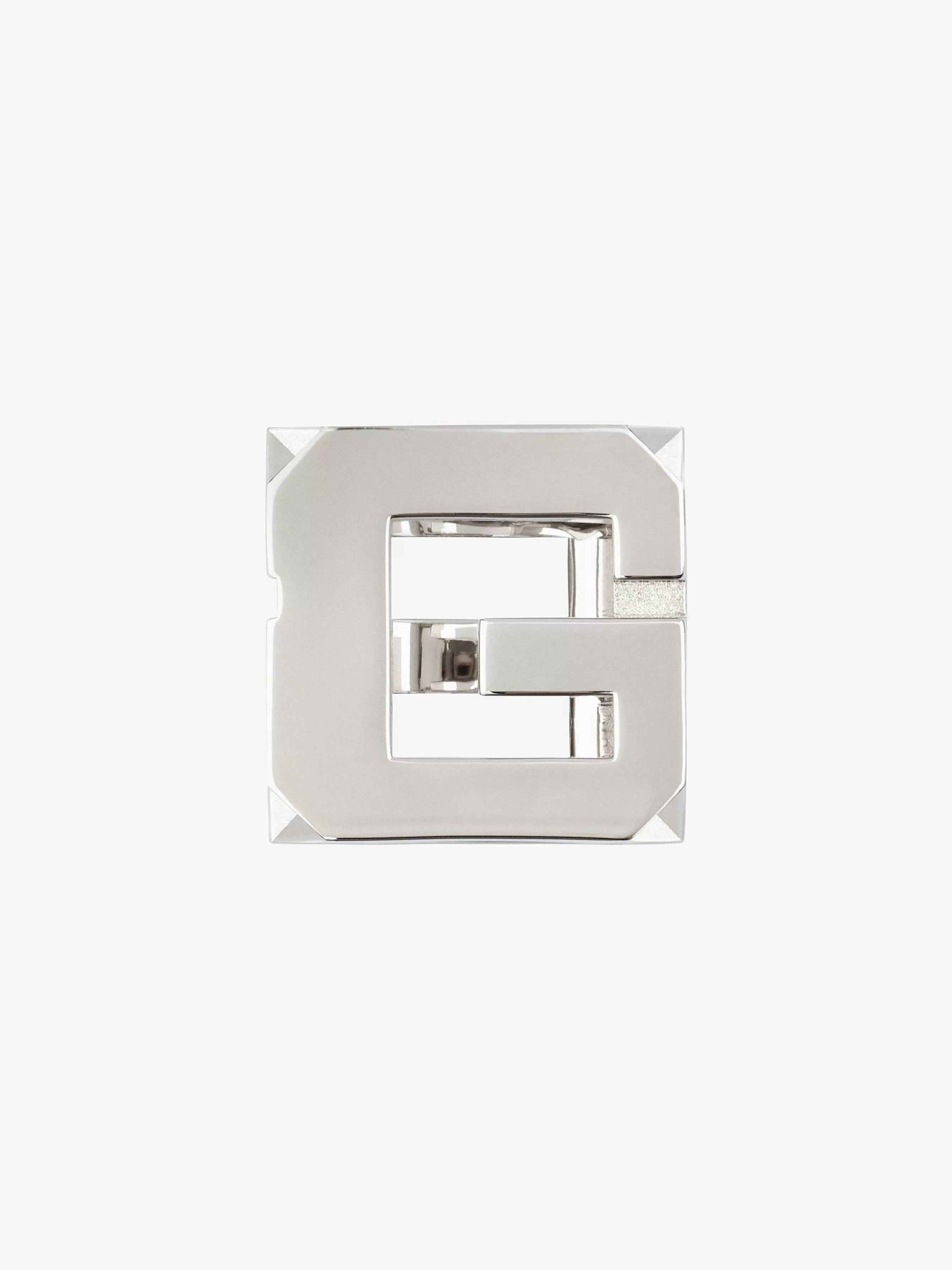 Givenchy Bijoux>Bague G Cube En Metal Argente