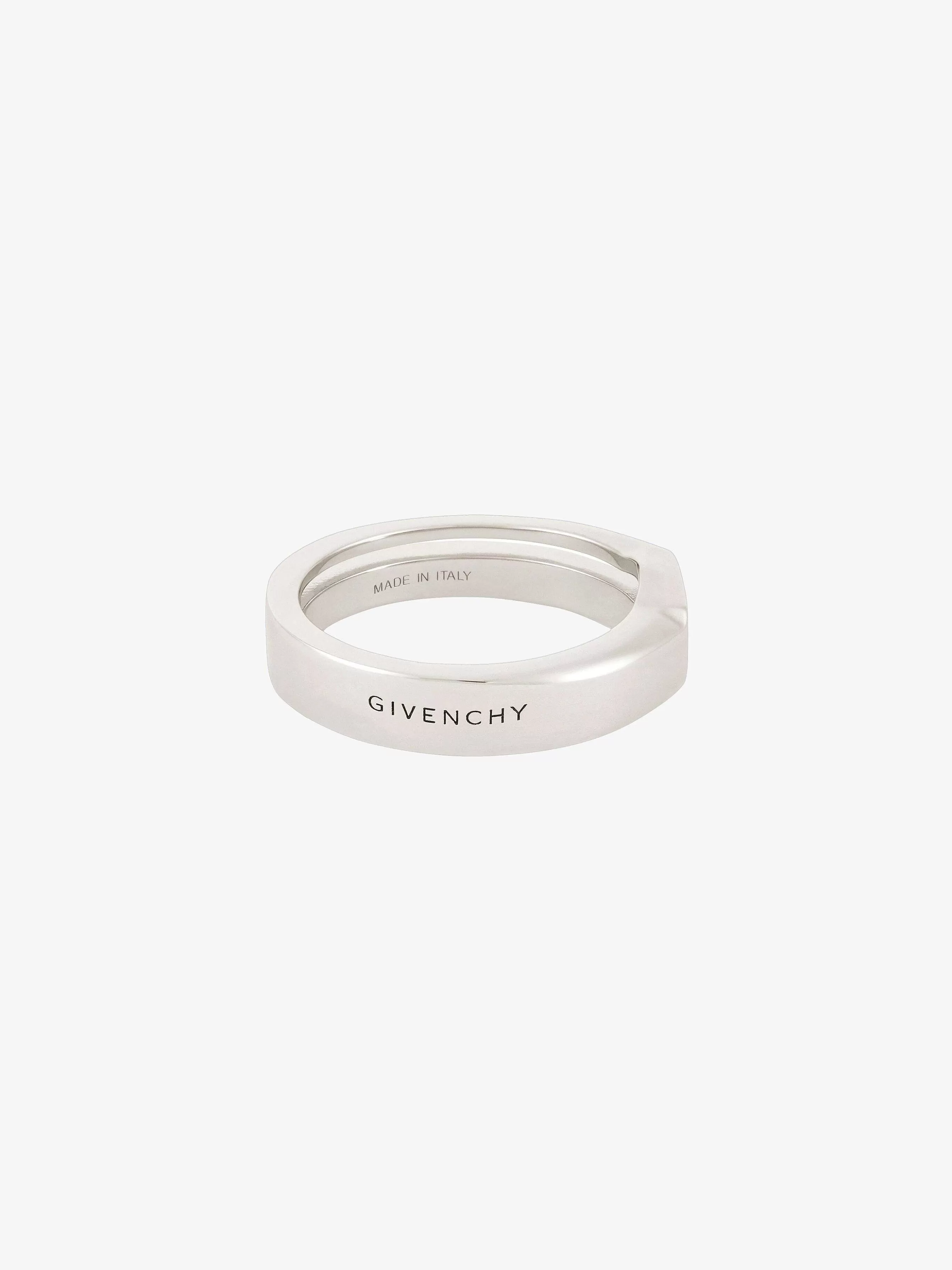 Givenchy Bijoux>Bague Giv Coupee En Metal Argente