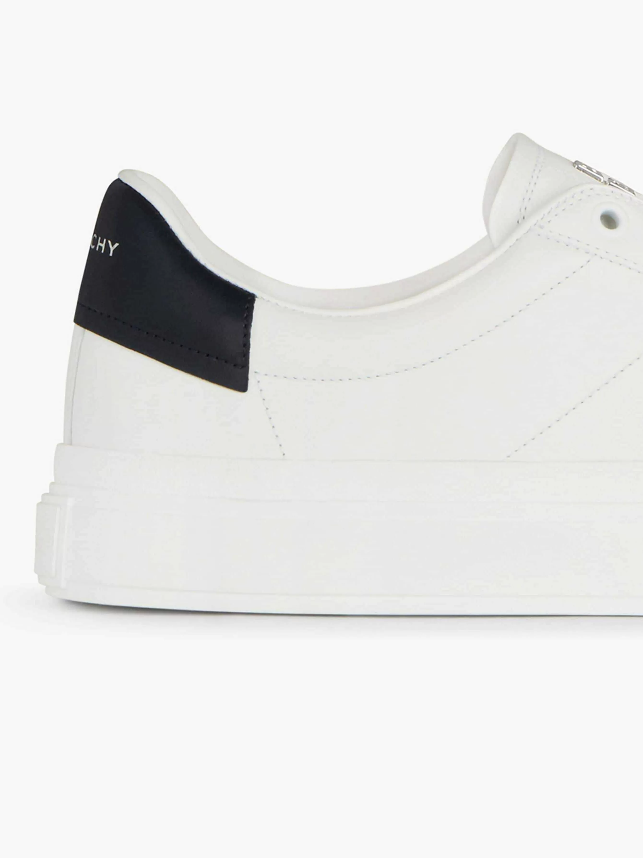 Givenchy Baskets>Baskets City Sport En Cuir Navet Blanc