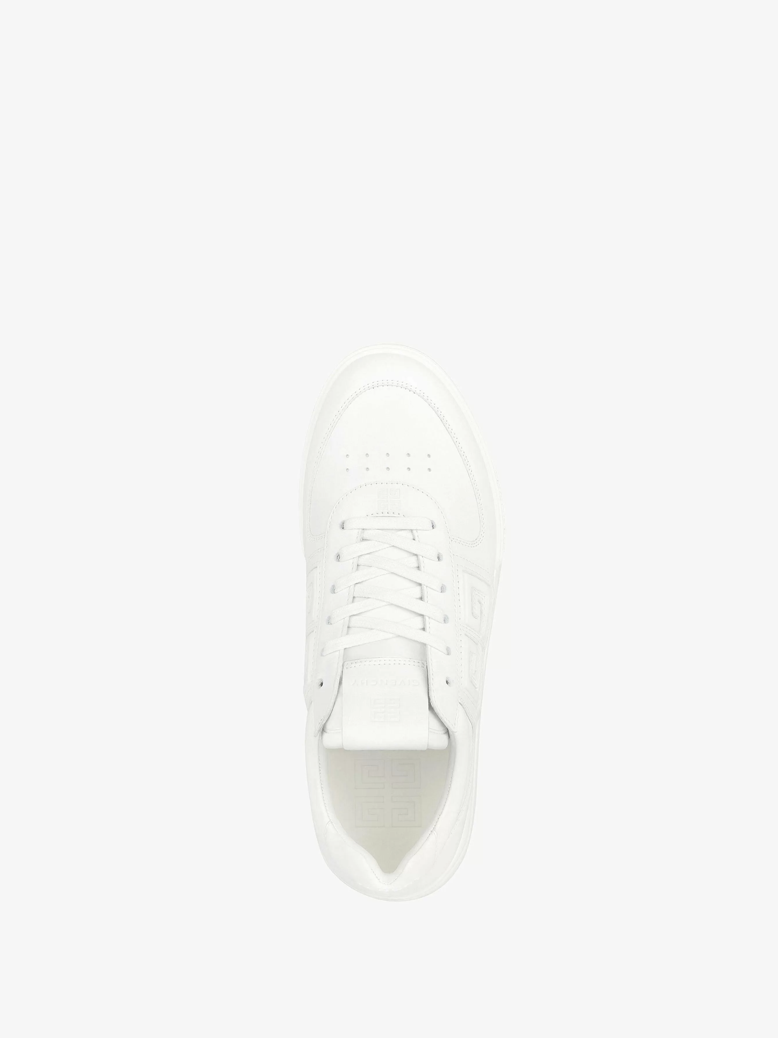 Givenchy Baskets>Baskets G4 En Cuir Blanc