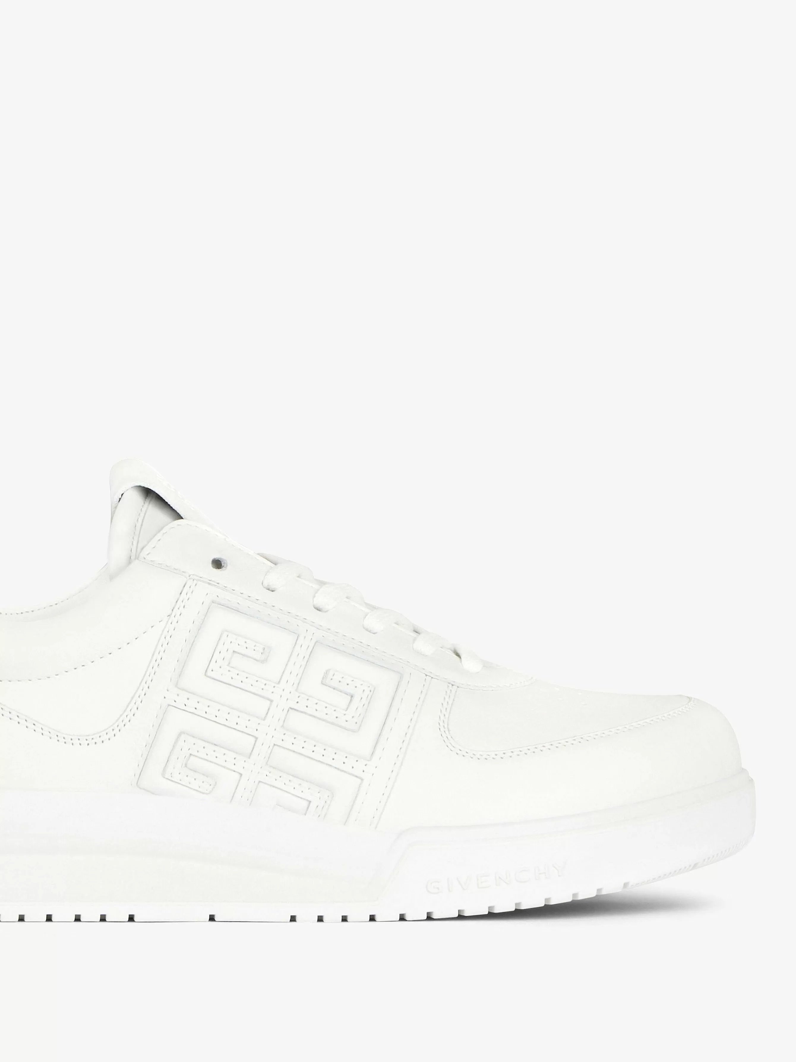 Givenchy Baskets>Baskets G4 En Cuir Blanc