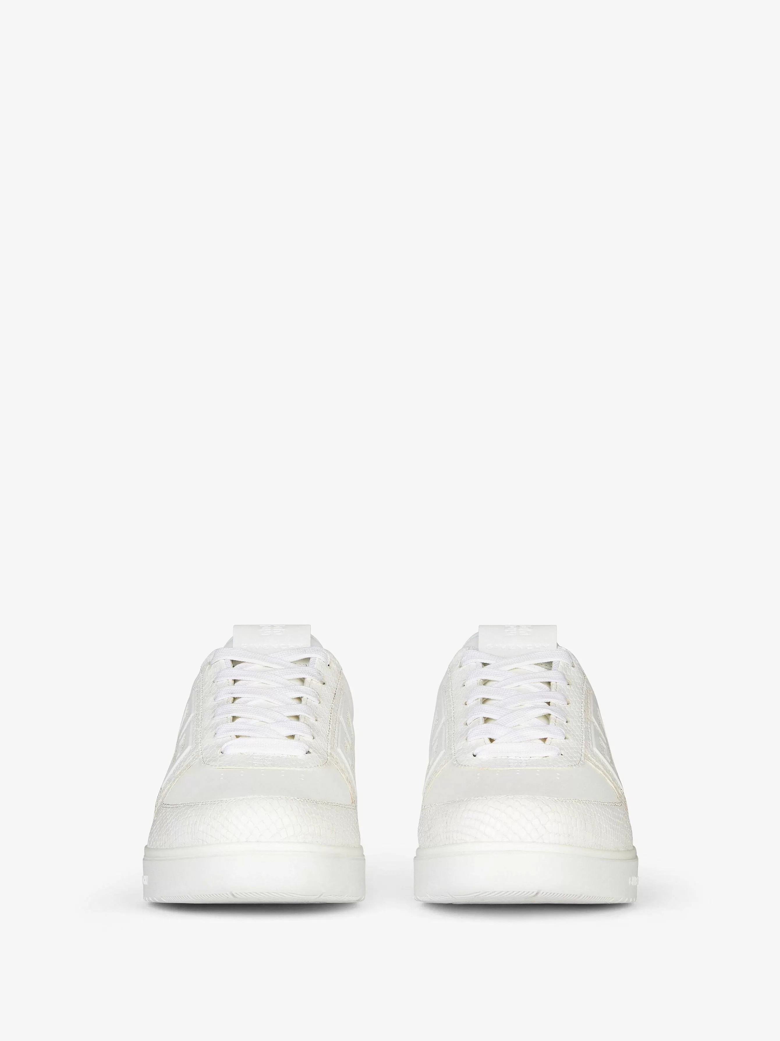 Givenchy G4>Baskets G4 En Cuir Effet Python Blanc