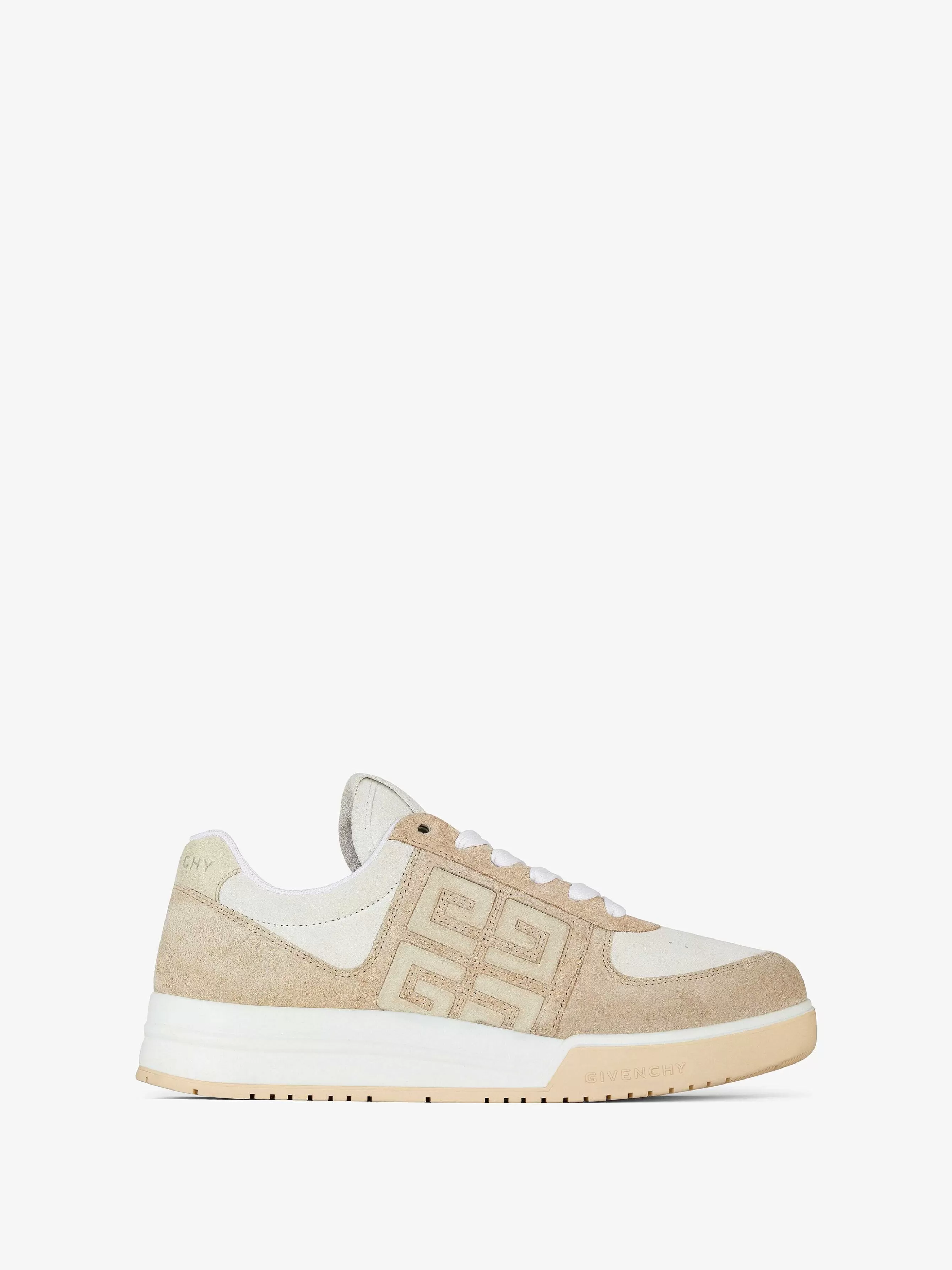 Givenchy Baskets>Baskets G4 En Daim Beige/Blanc