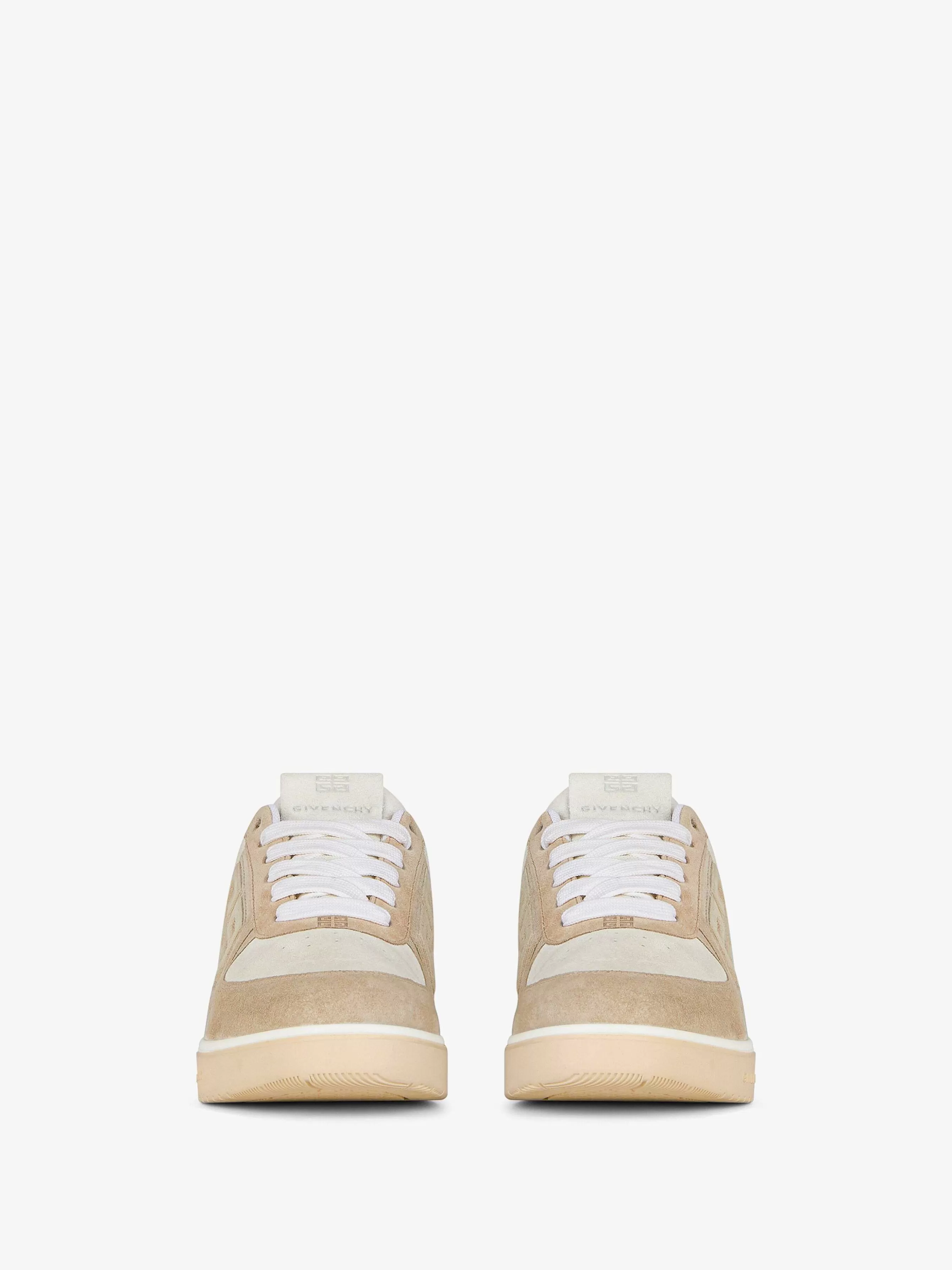 Givenchy Baskets>Baskets G4 En Daim Beige/Blanc