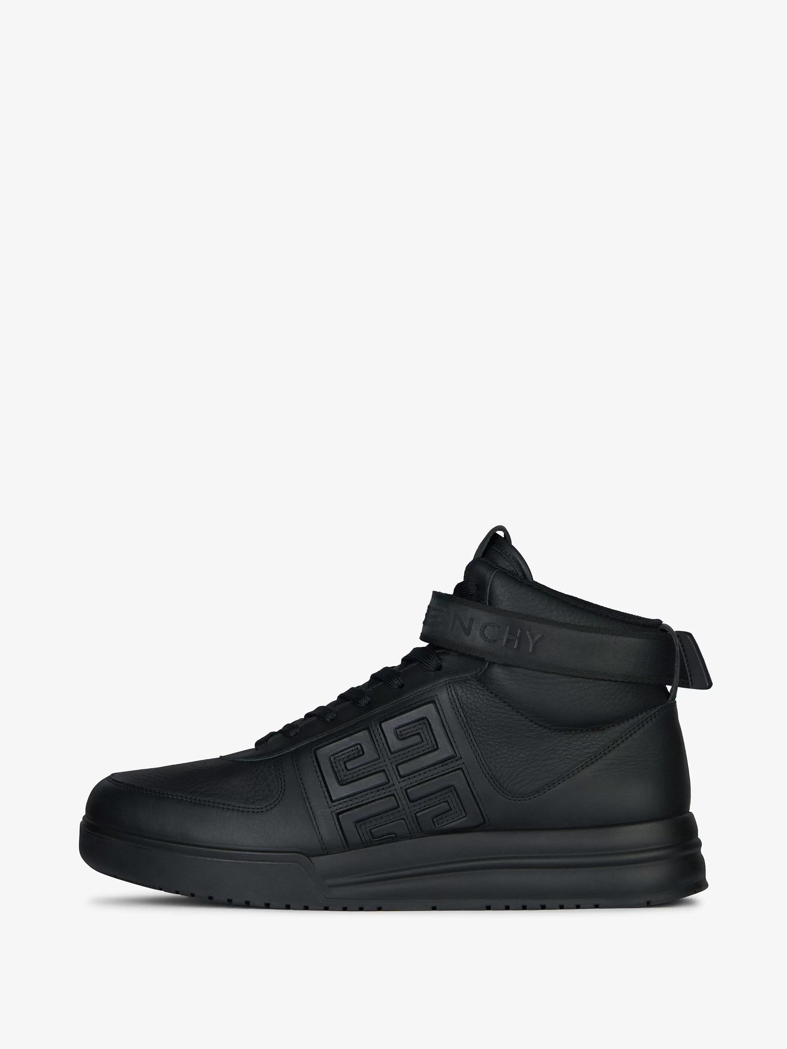 Givenchy G4>Baskets Montantes G4 En Cuir Noir