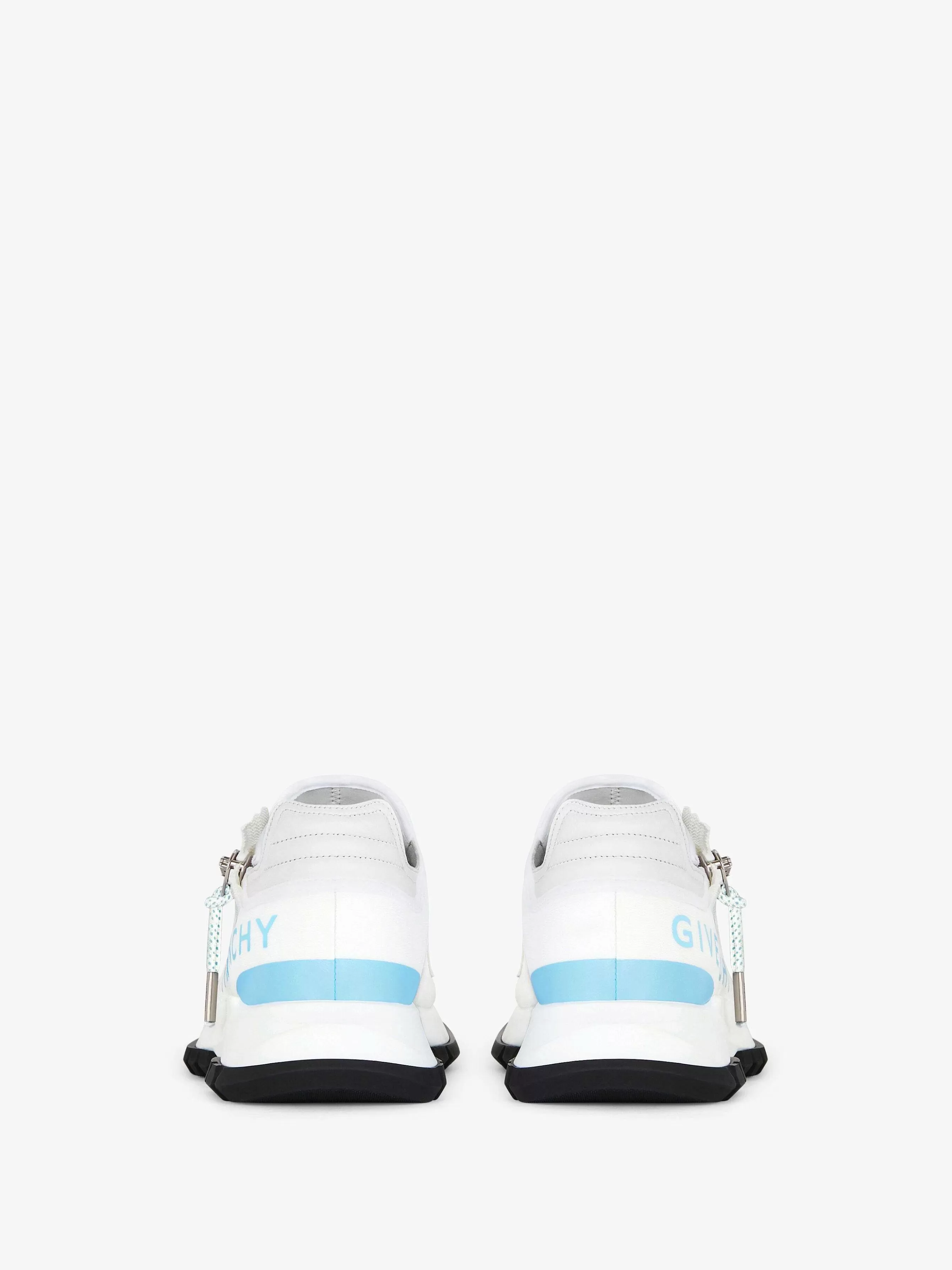 Givenchy Baskets>Baskets Spectre Runner En Fibre Synthetique Avec Fermeture Eclair Blanc Bleu