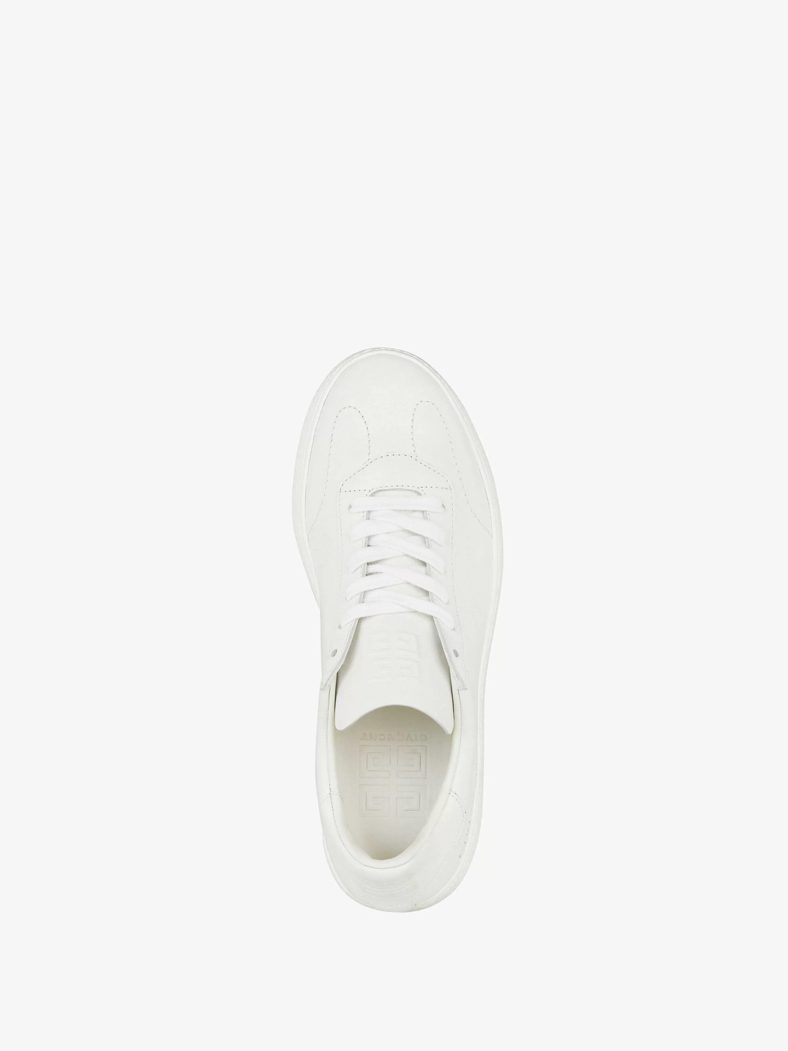 Givenchy Baskets>Baskets Town En Cuir Blanc