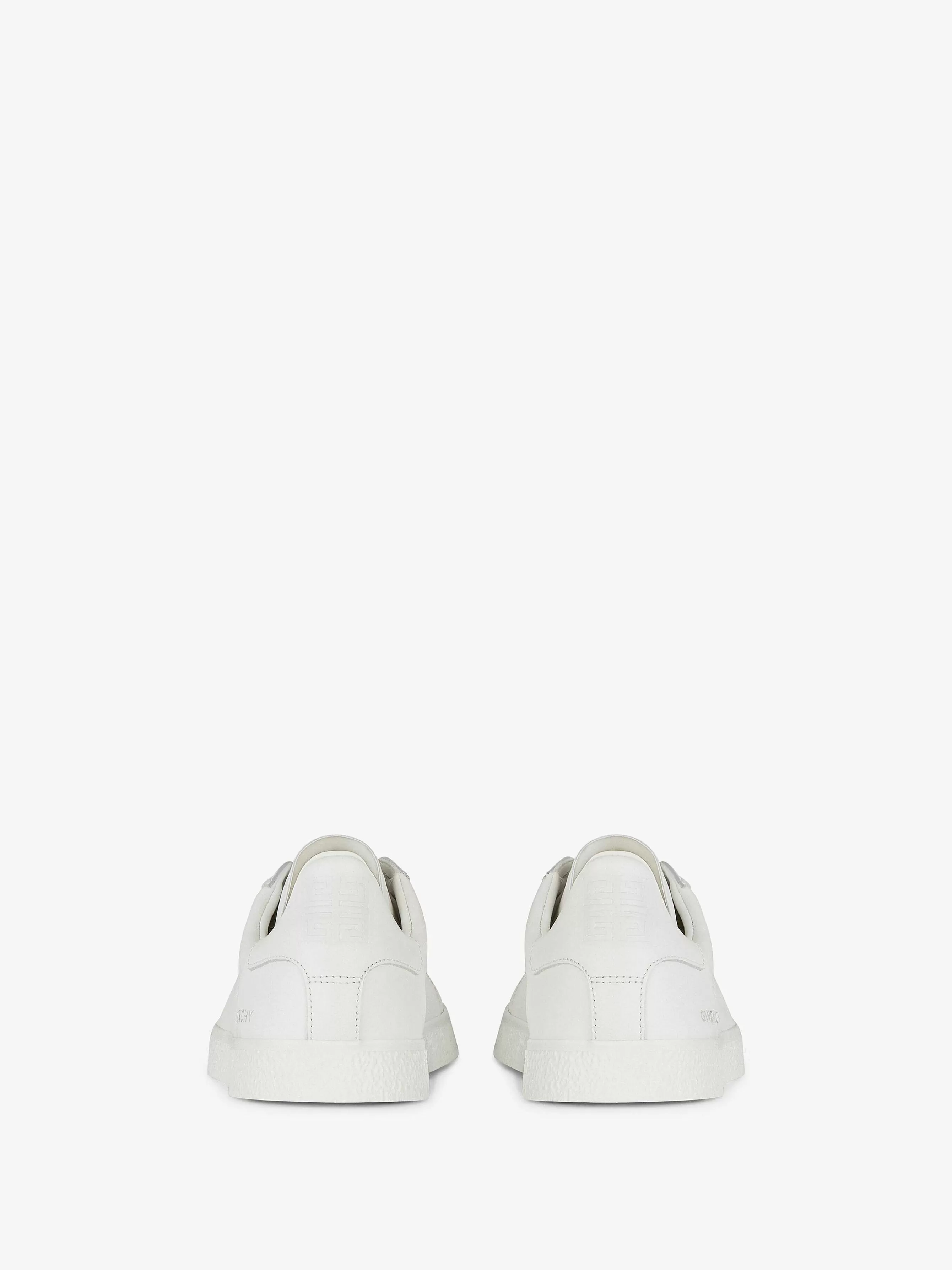 Givenchy Baskets>Baskets Town En Cuir Blanc