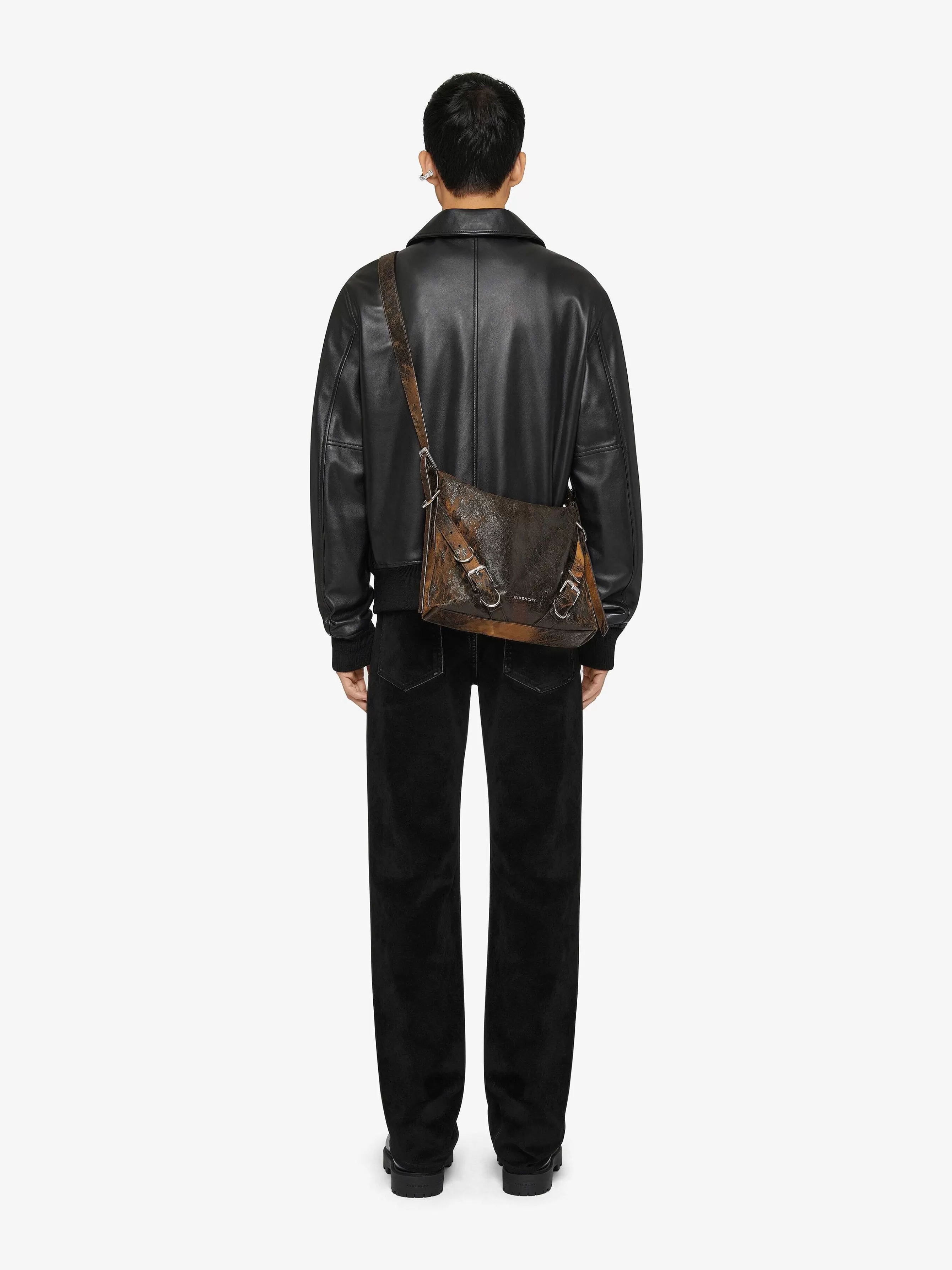 Givenchy Vetements D'Exterieur Et Blousons>Blouson Bomber Reversible En Cuir Noir