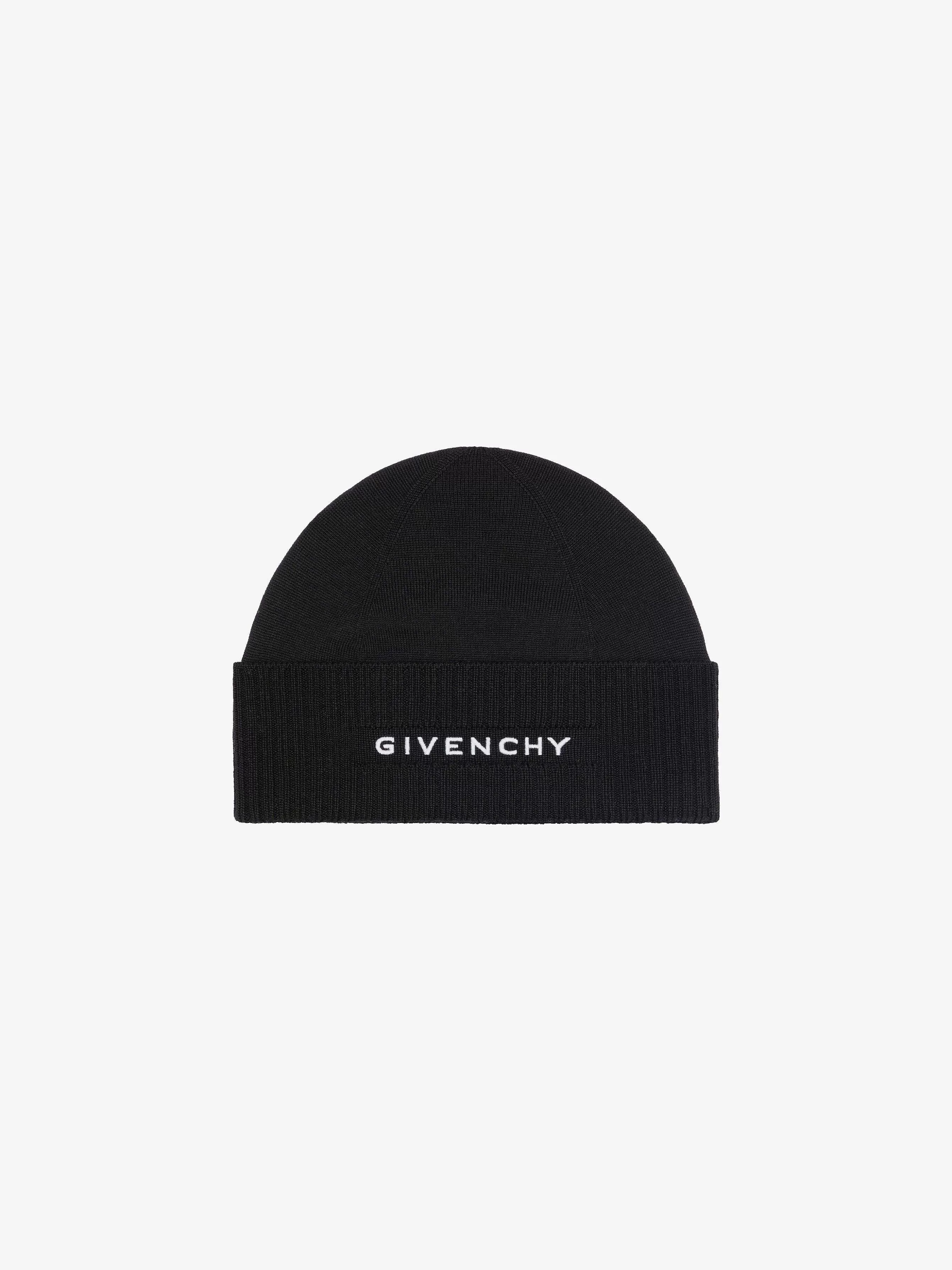 Givenchy Autres Accessoires>Bonnet 4G En Laine Noir Blanc