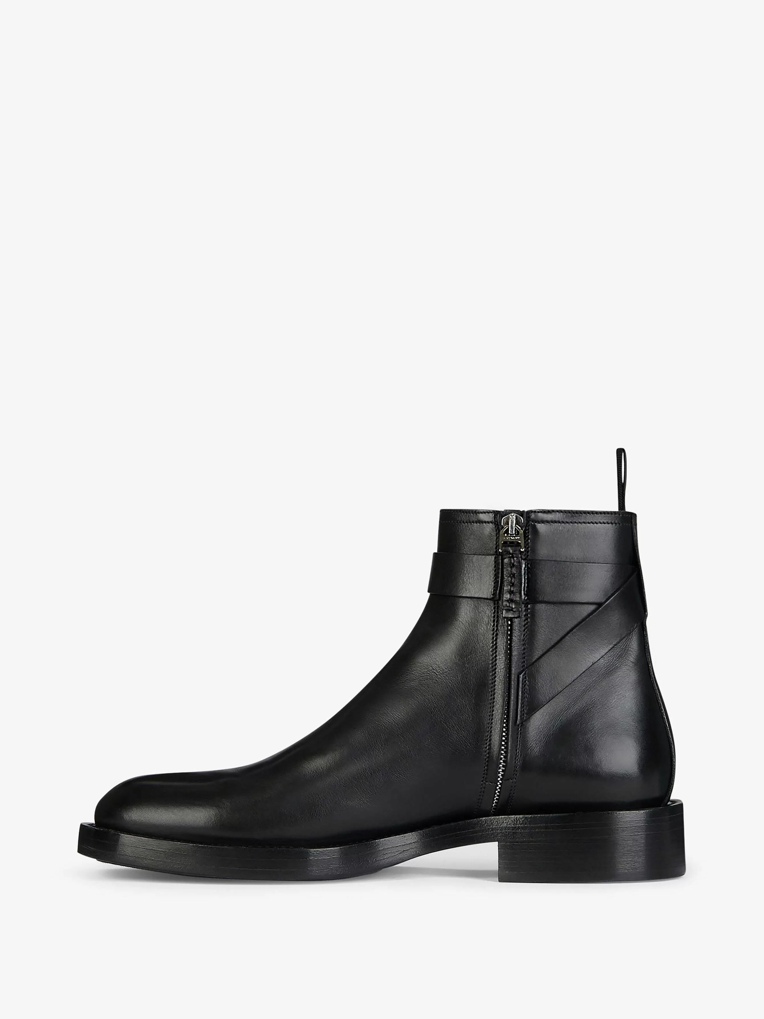 Givenchy Bottes & Derbies>Bottines Lock En Cuir Noir