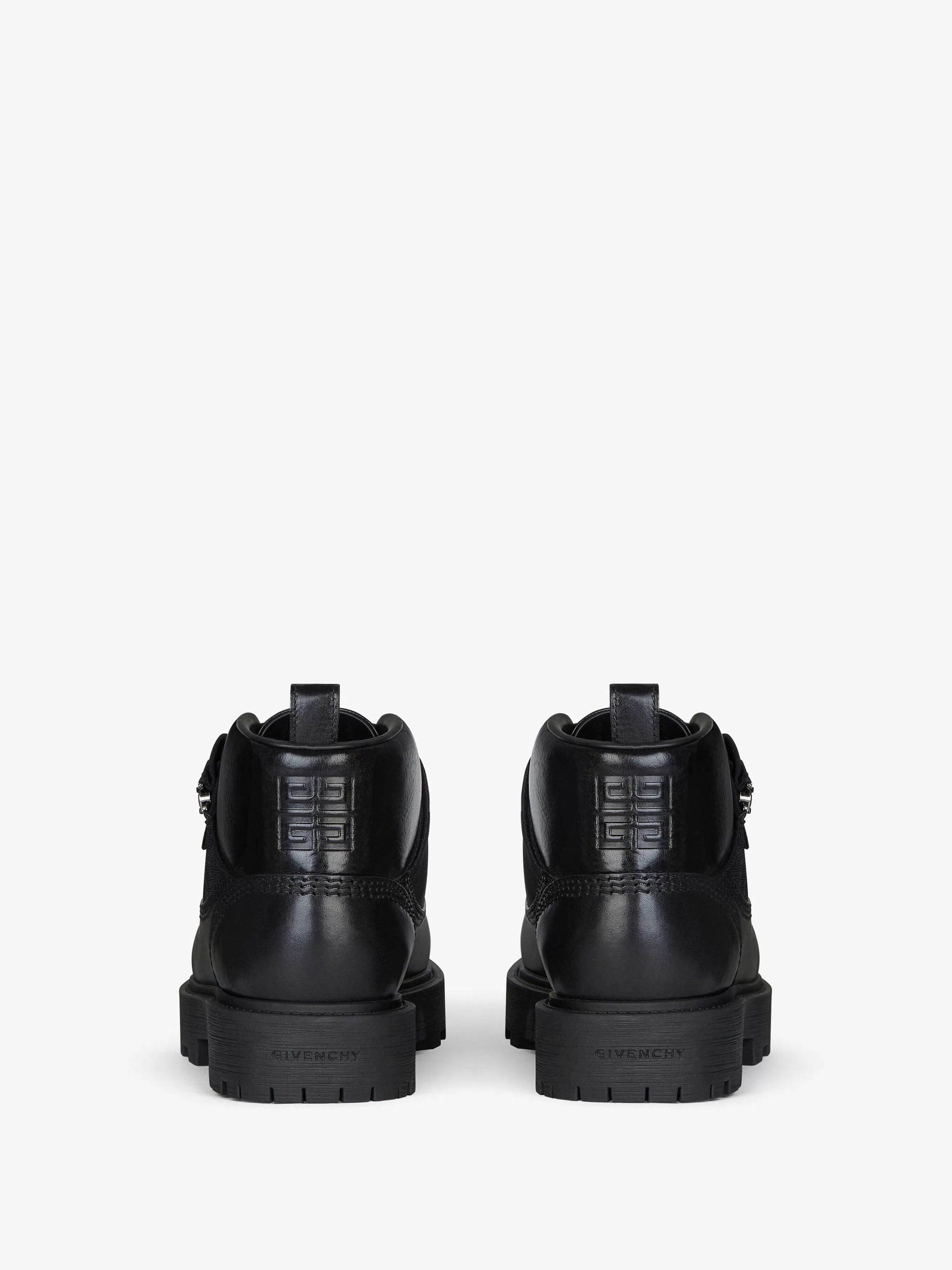 Givenchy Bottes & Derbies>Bottines Storm En Cuir Avec Zip Noir