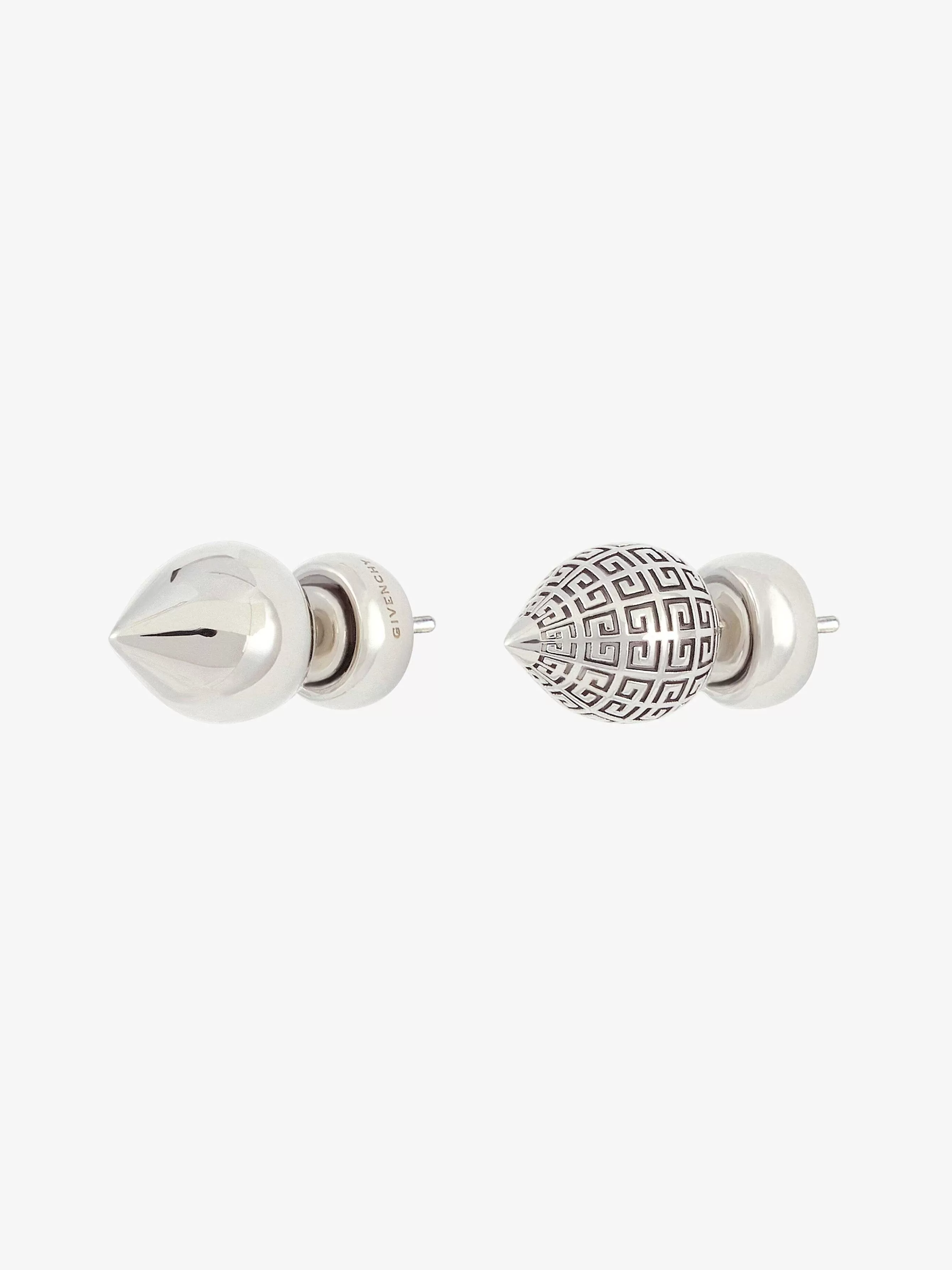 Givenchy Bijoux>Boucles D'Oreilles G Clous En Metal Argente