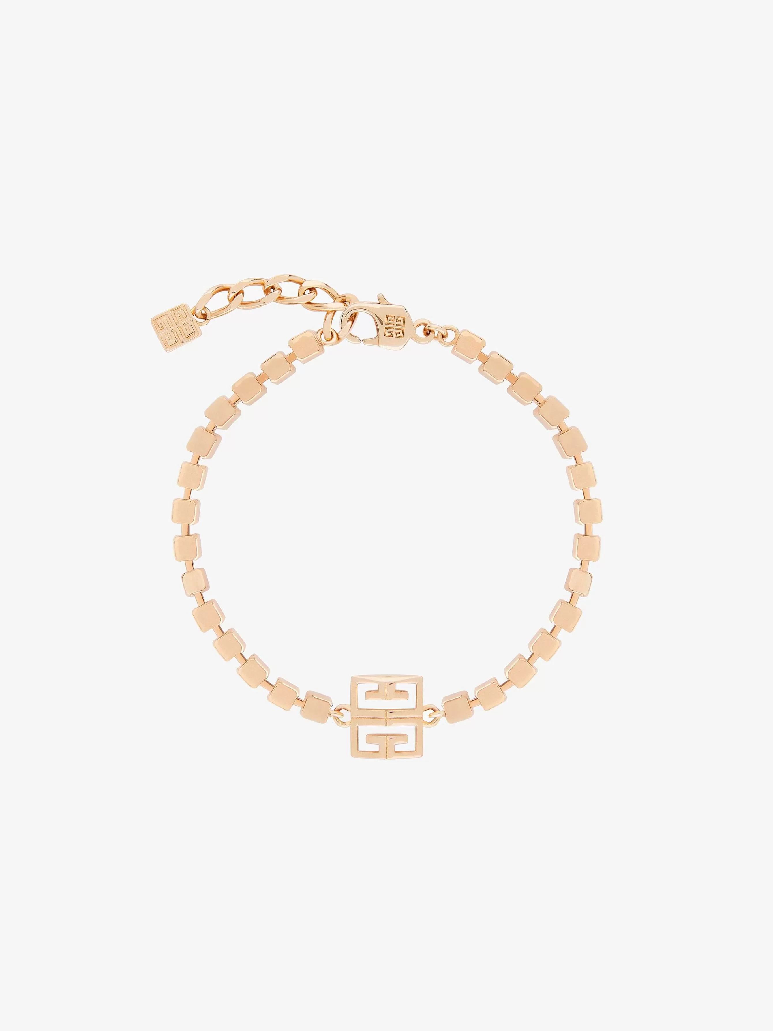 Givenchy Bijoux>Bracelet 4G En Metal Avec Cristaux Or Rose