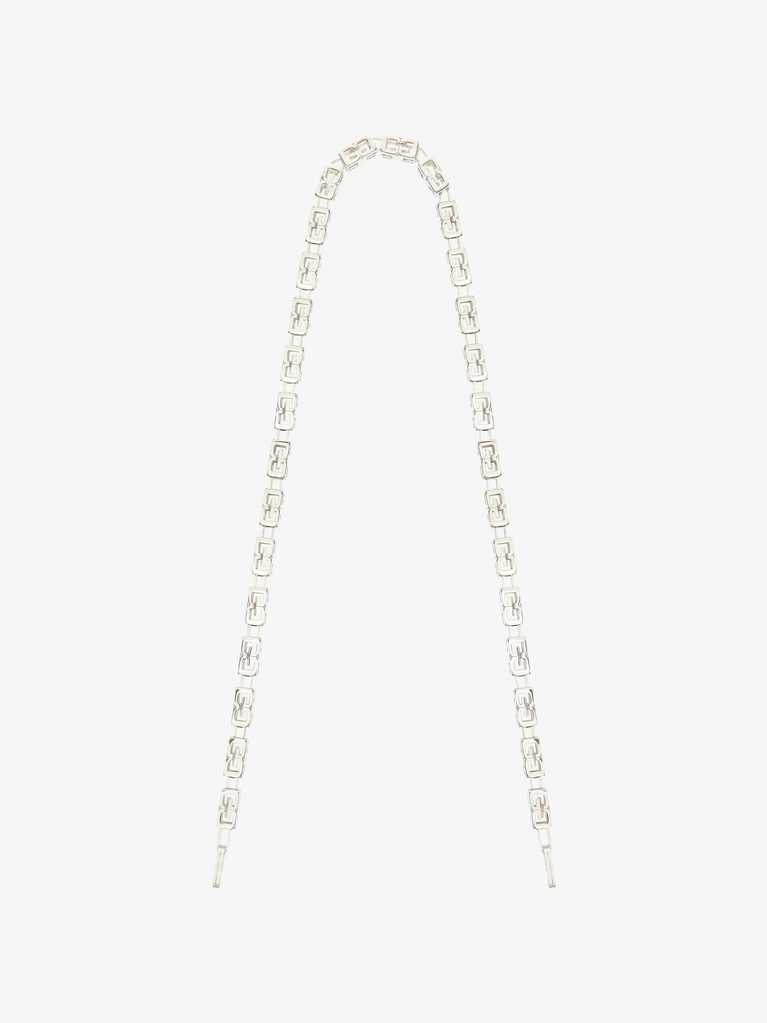 Givenchy Autres Accessoires>Bracelet Chaine G Cube En Metal Palladium