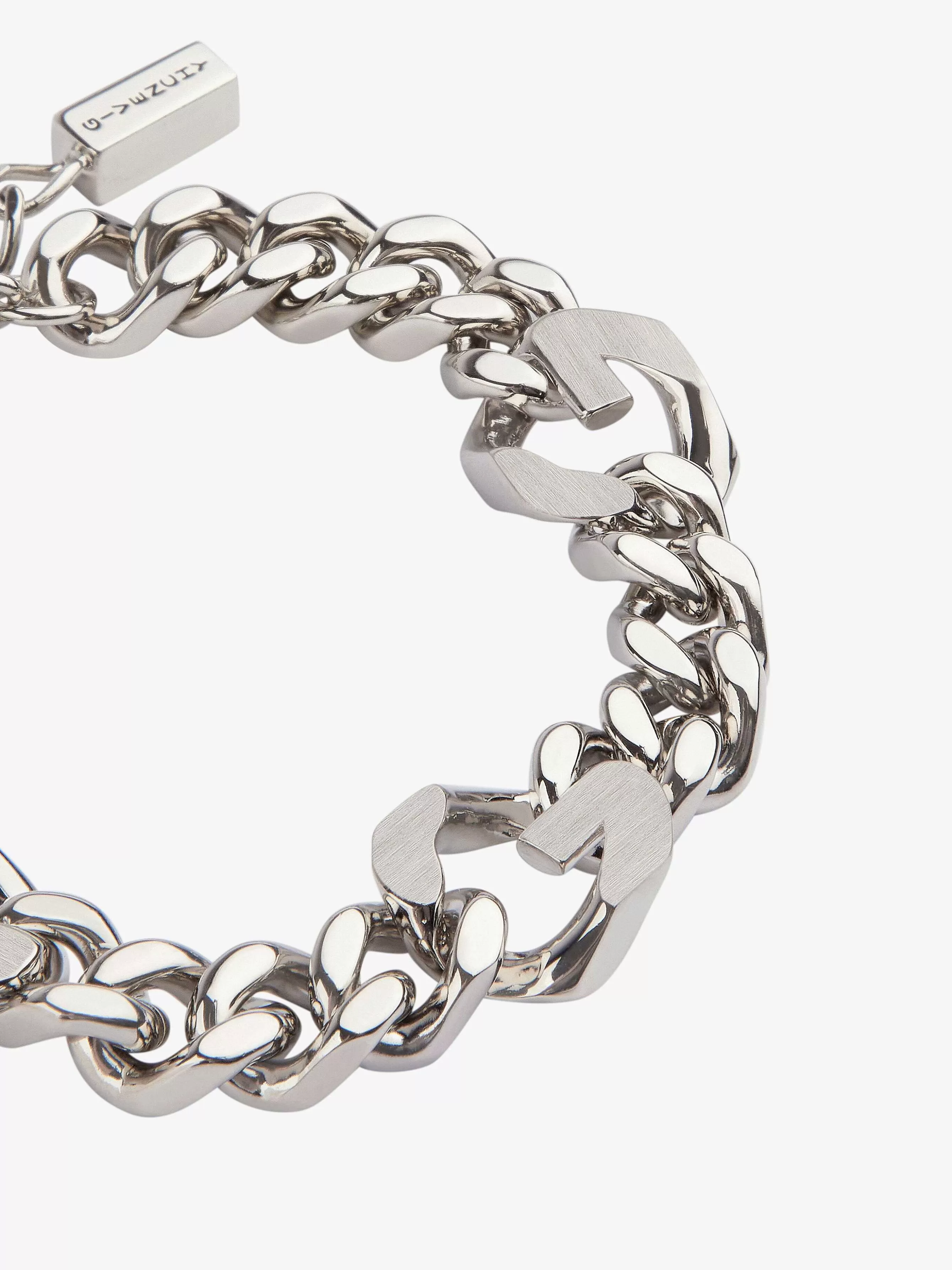 Givenchy Bijoux>Bracelet Chaine G En Metal Argente