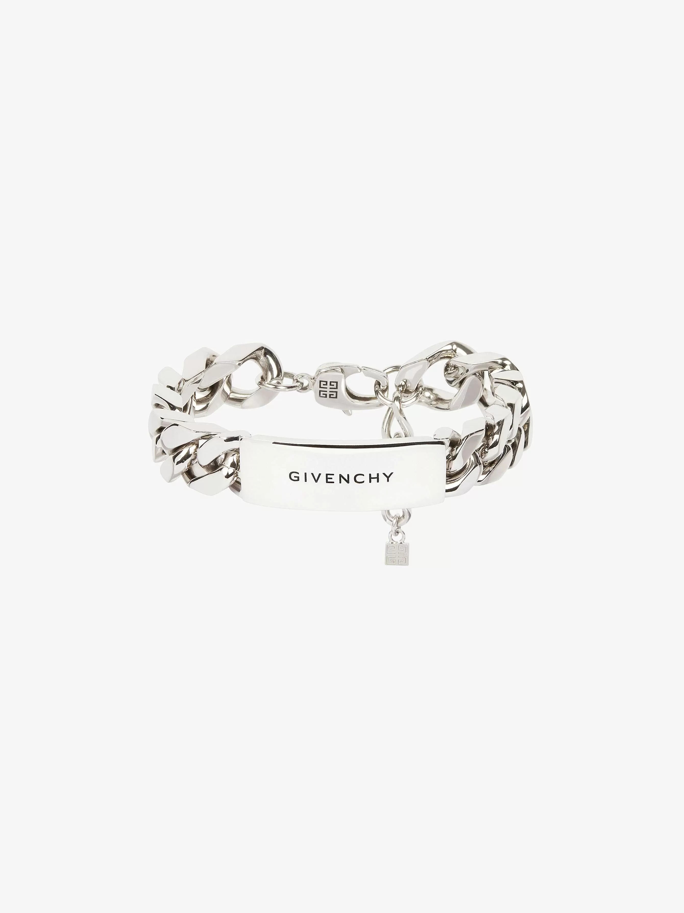 Givenchy Bijoux>Bracelet D'Identification En Metal Argente