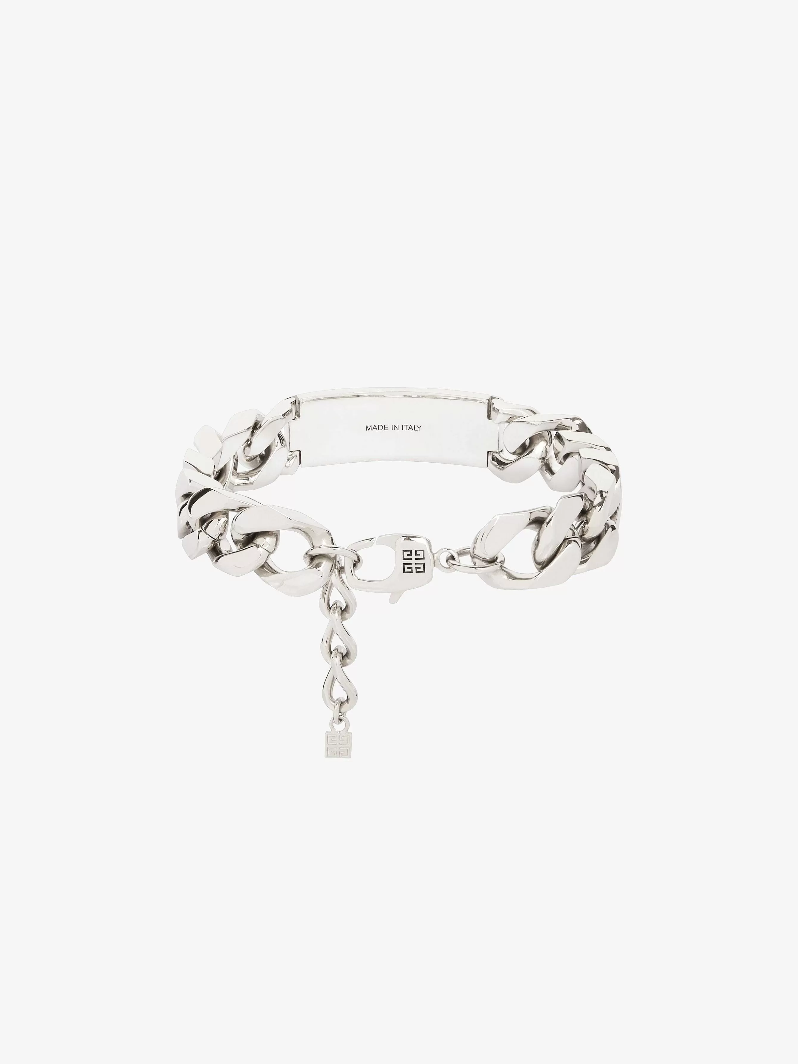 Givenchy Bijoux>Bracelet D'Identification En Metal Argente