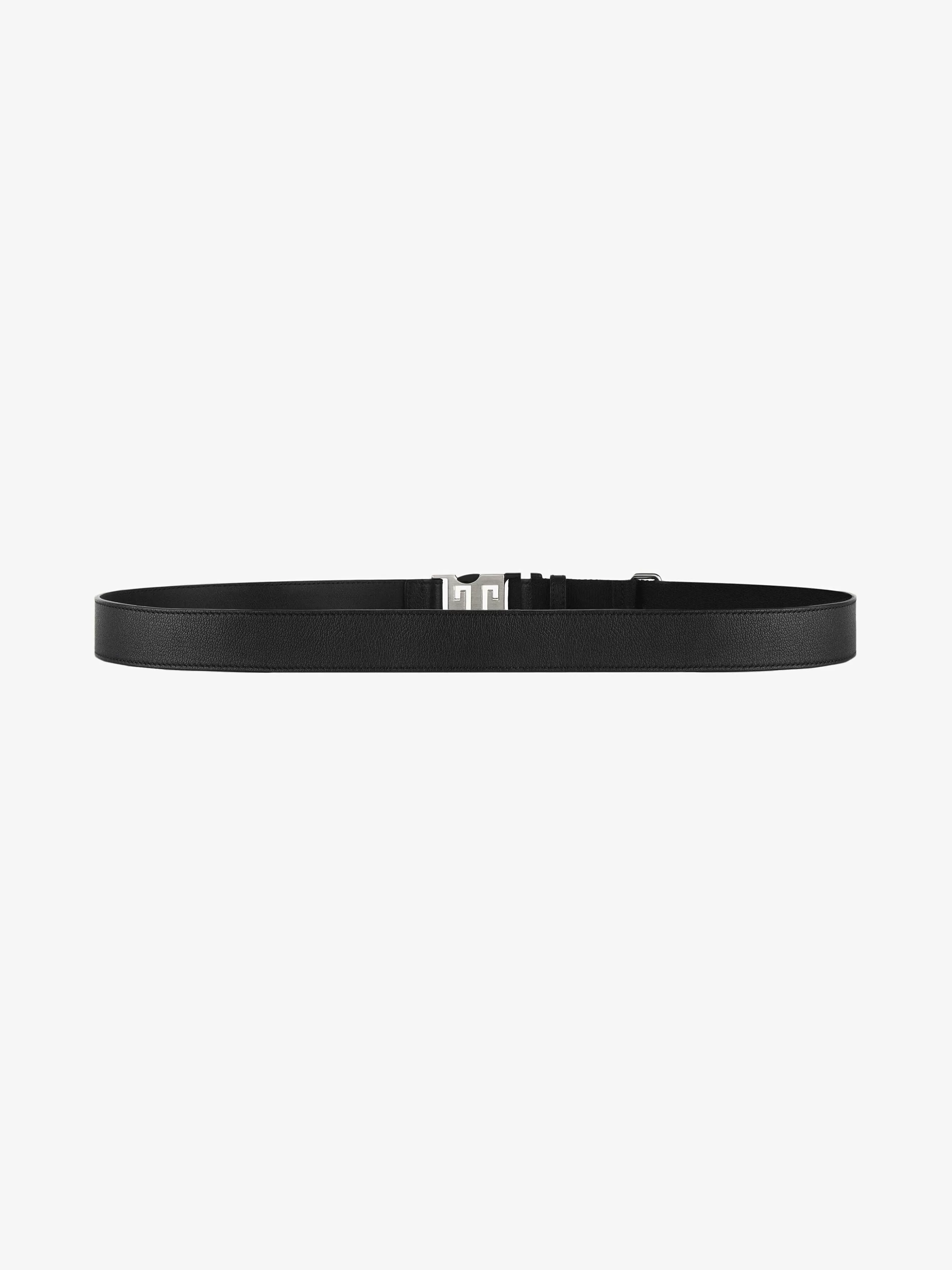 Givenchy Ceintures>Ceinture A Boucle 4G Release En Cuir Et Sangle Noir