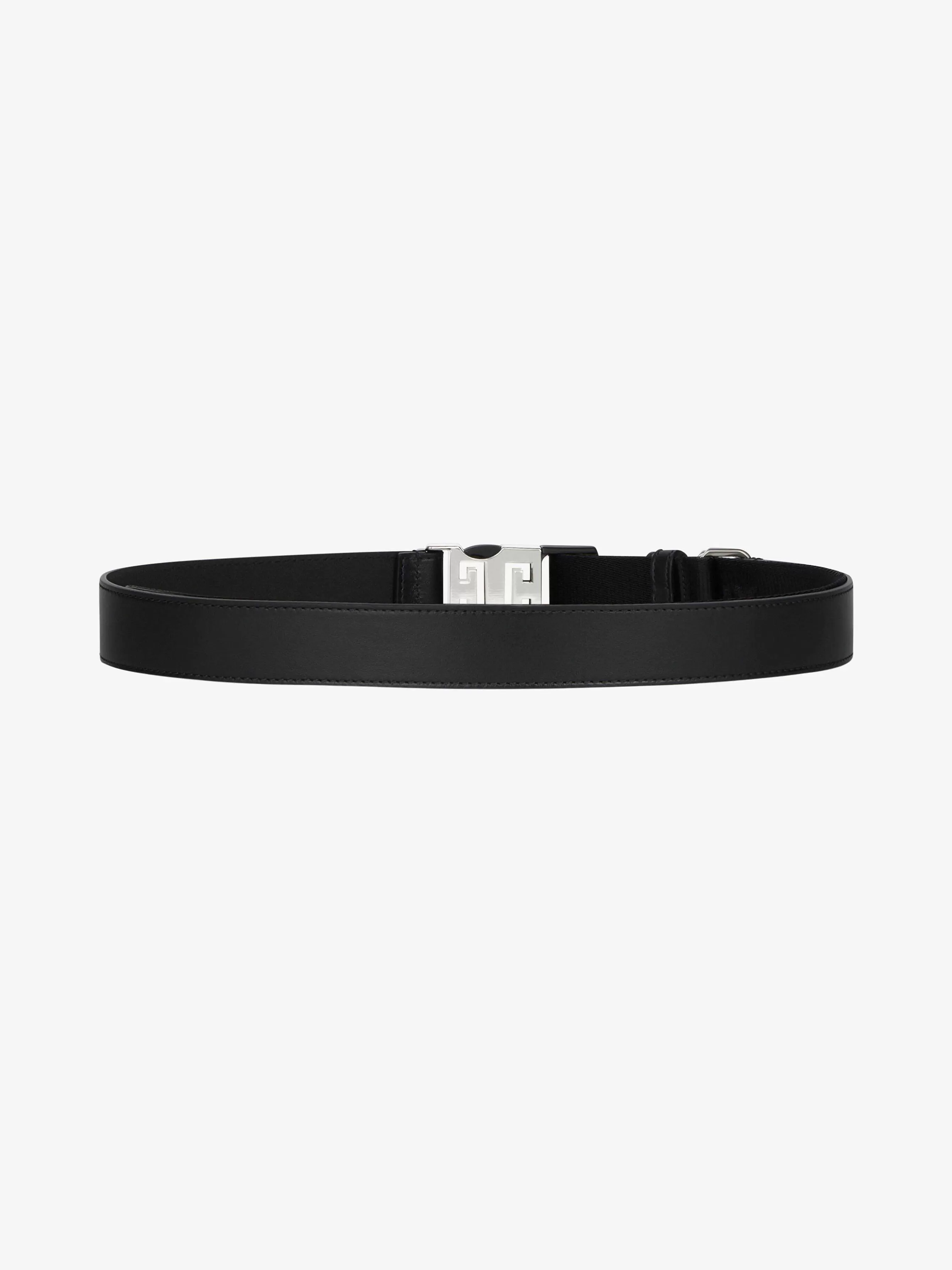 Givenchy Ceintures>Ceinture A Boucle 4G Release En Cuir Et Sangle Noir