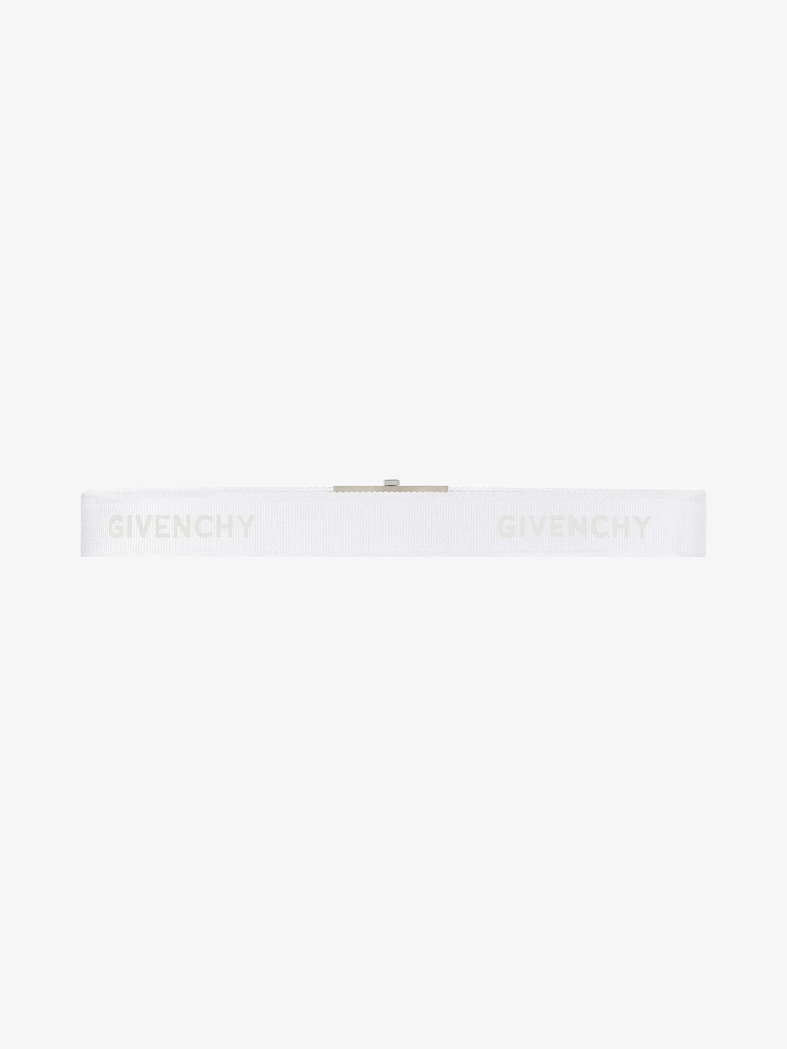 Givenchy Ceintures>Ceinture De Skate En Sangle Blanc