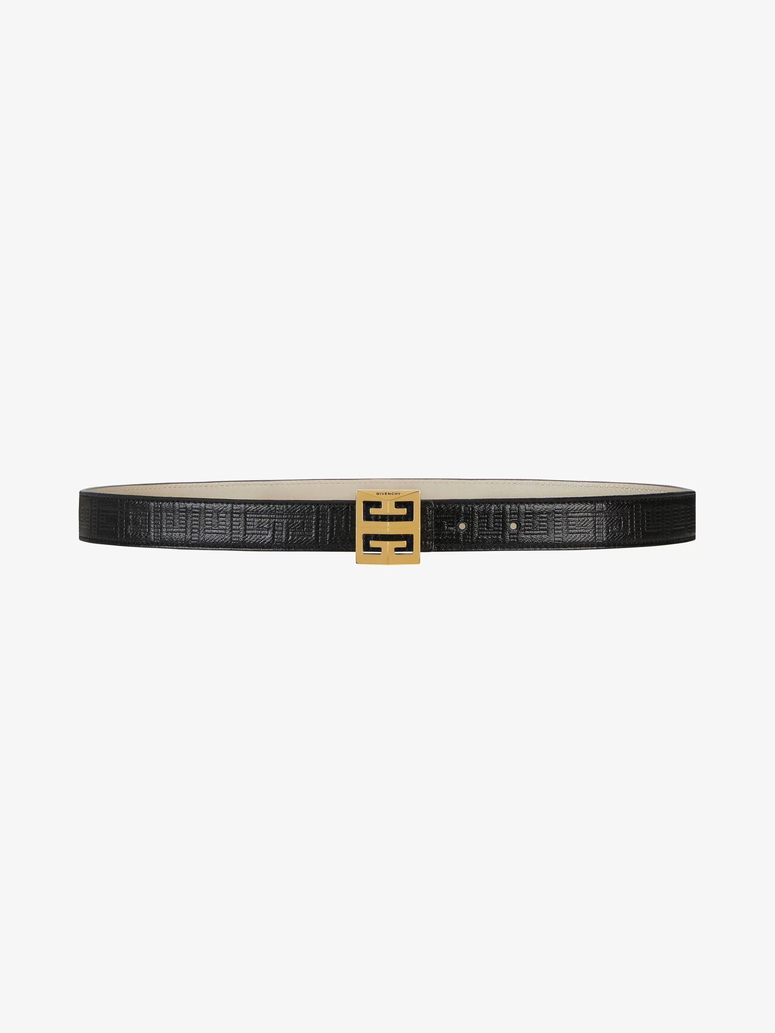 Givenchy Ceintures>Ceinture Reversible 4G En Toile Enduite Noir