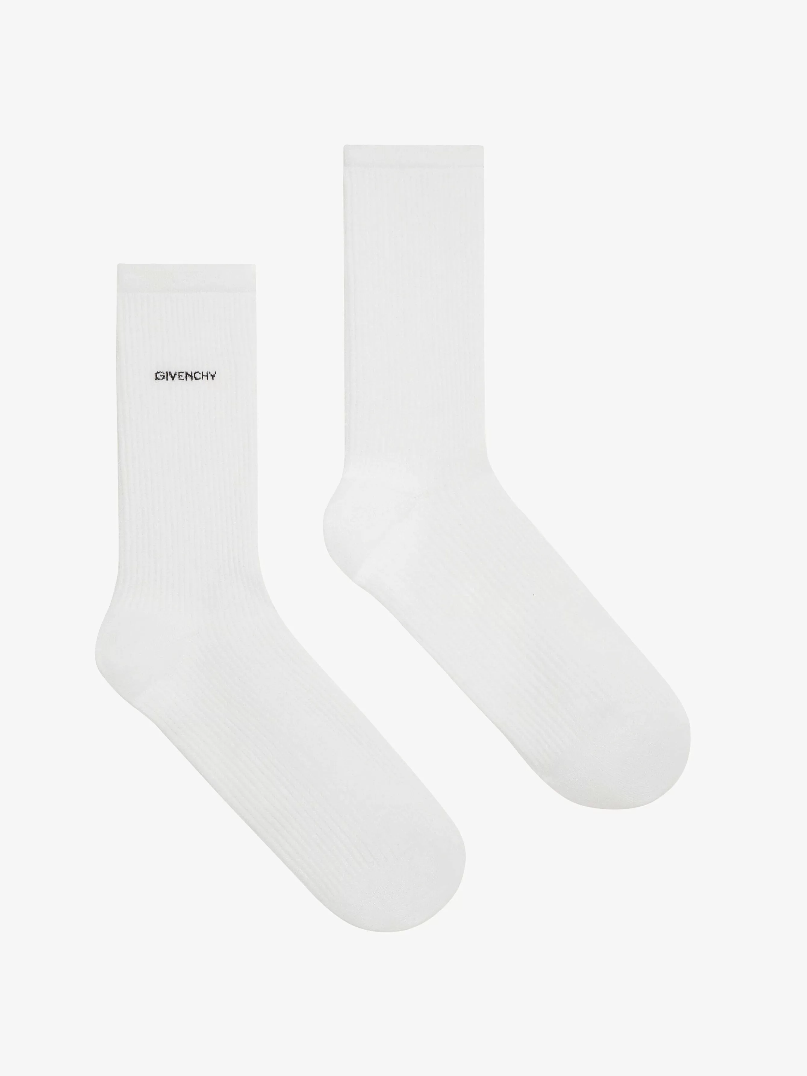 Givenchy Sous-Vetement>Chaussettes En Coton Blanc