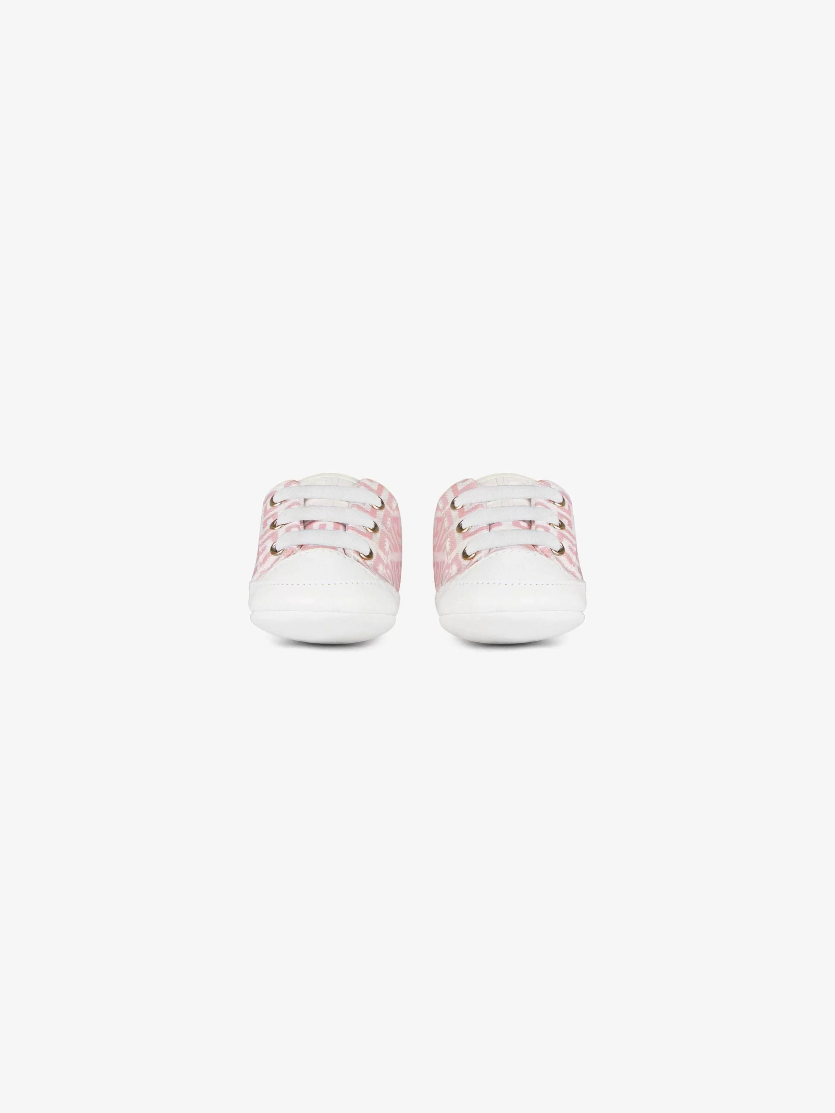 Givenchy Bébé (1 Mois À 3 Ans)>Chaussons En Jacquard 4G Rose Pale/Blanc