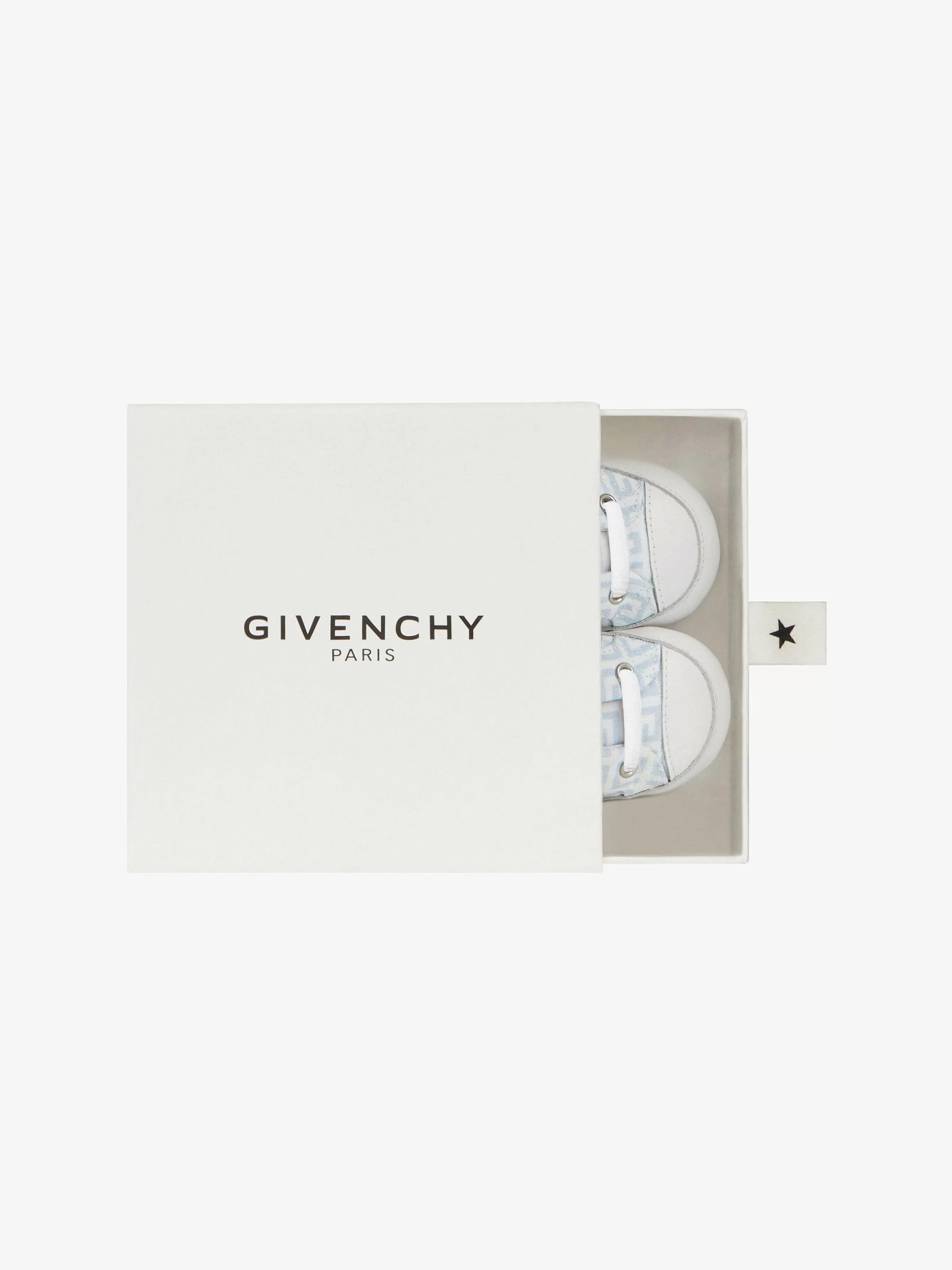 Givenchy Bébé (1 Mois À 3 Ans)>Chaussons En Jacquard 4G Bleu Bebe/Blanc