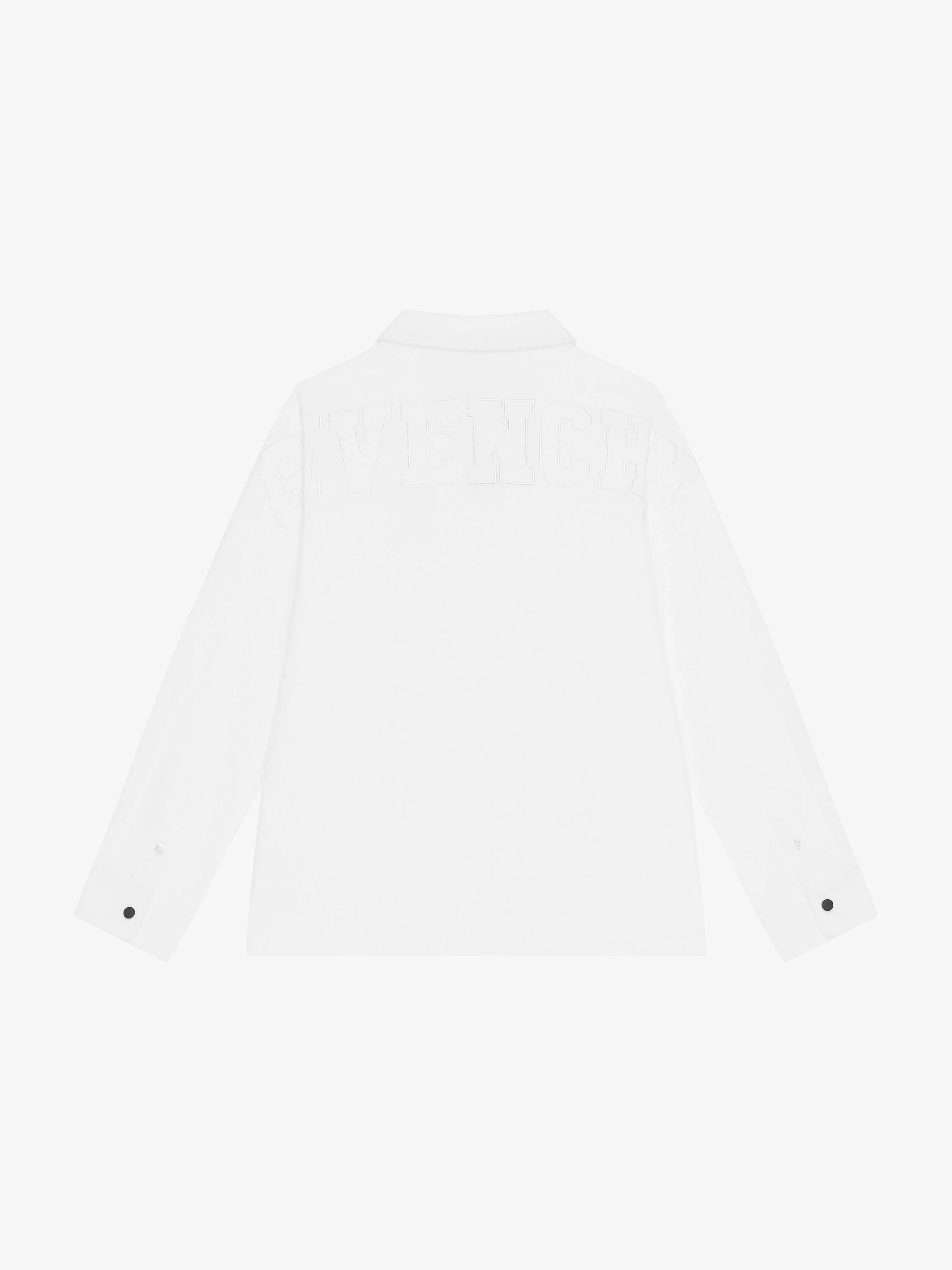 Givenchy Garçon (4 À 12 Ans)>Chemise A Manches Longues En Popeline Blanc