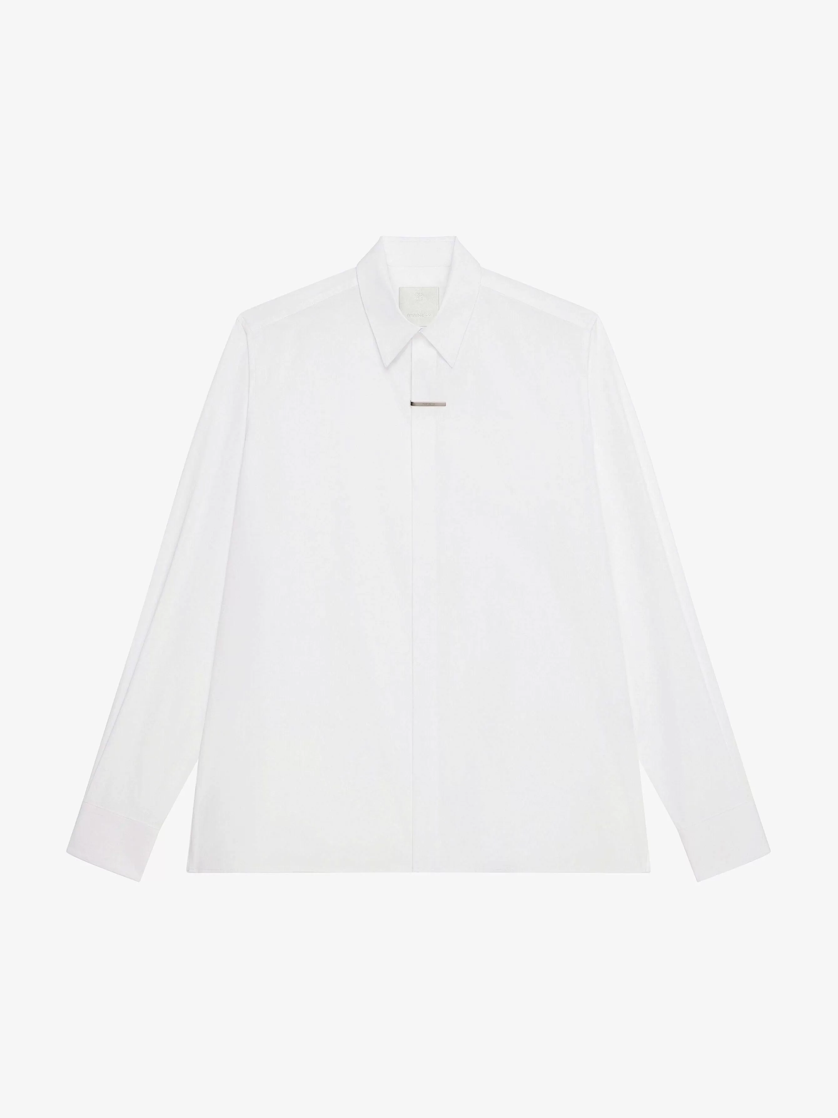 Givenchy Chemises>Chemise Coupe Carree En Popeline Blanc