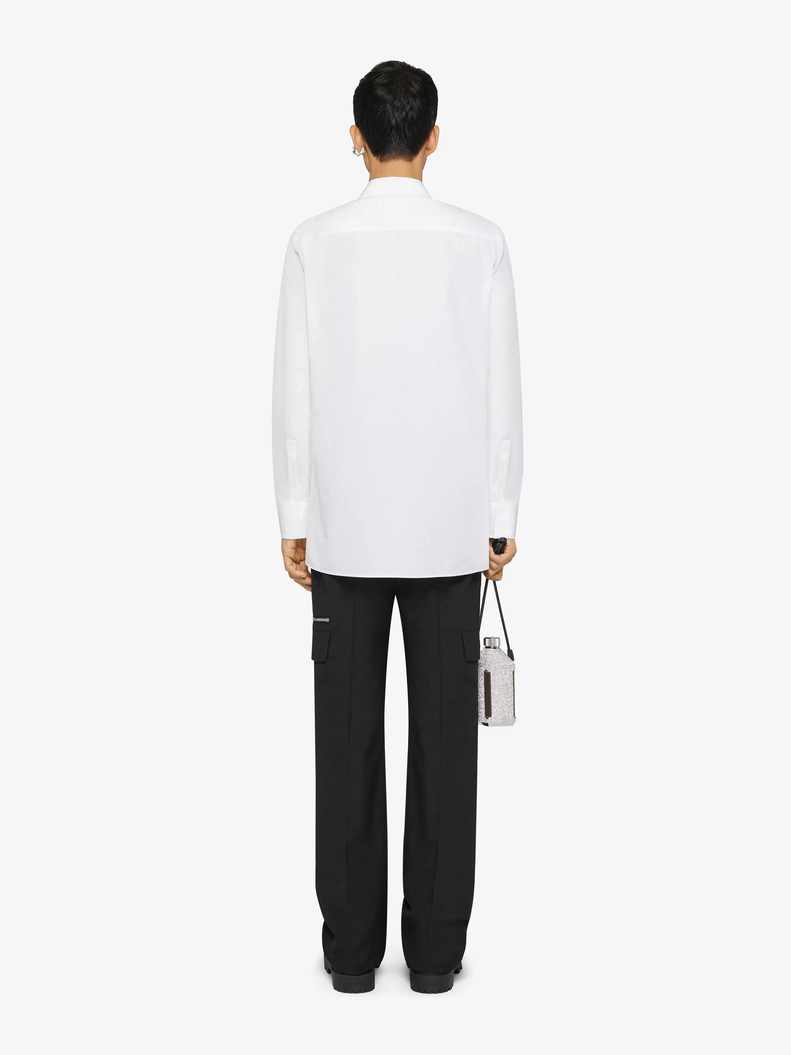 Givenchy Chemises>Chemise En Popeline Blanc