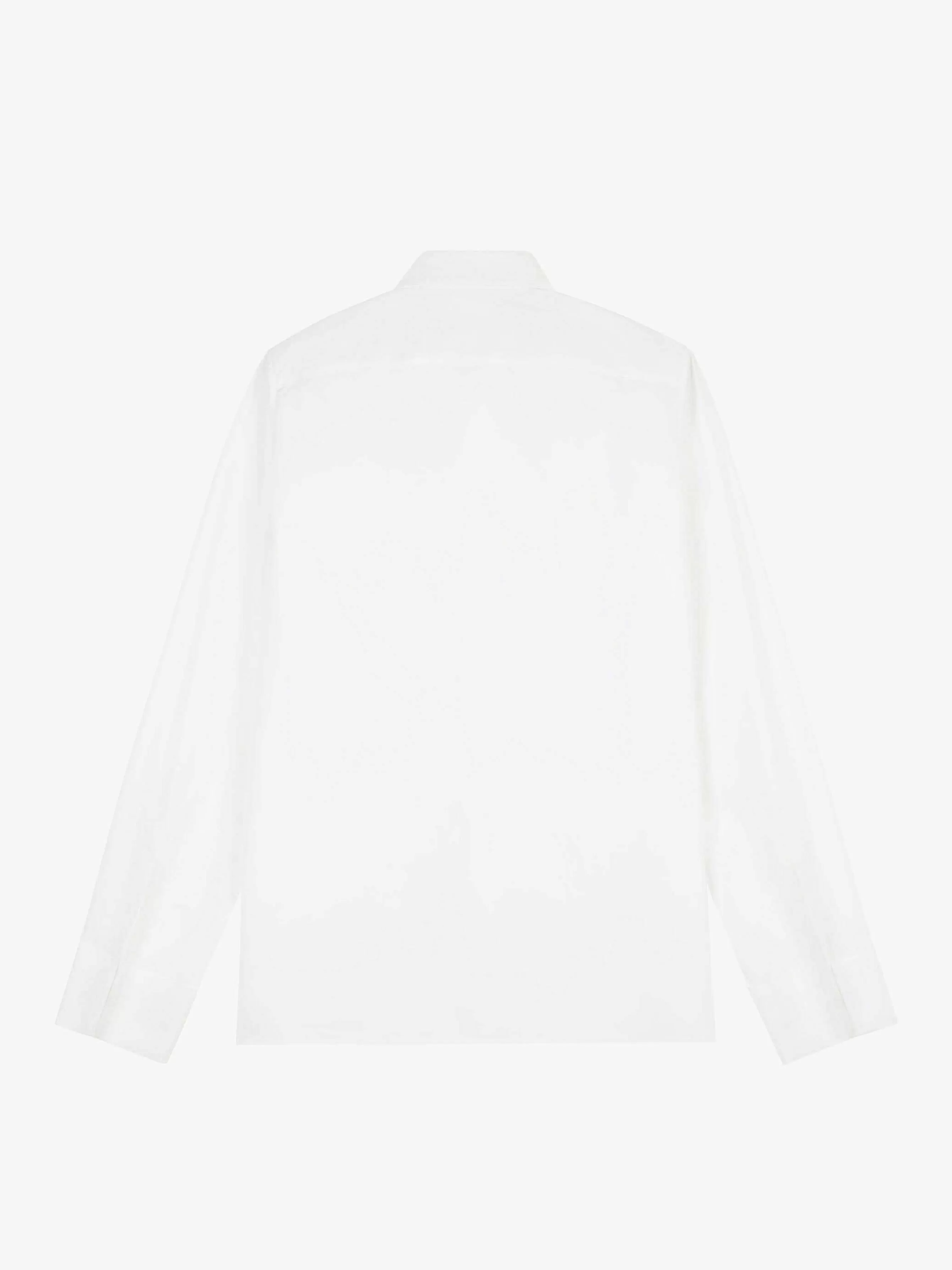 Givenchy Chemises>Chemise En Popeline Avec Details Col Blanc