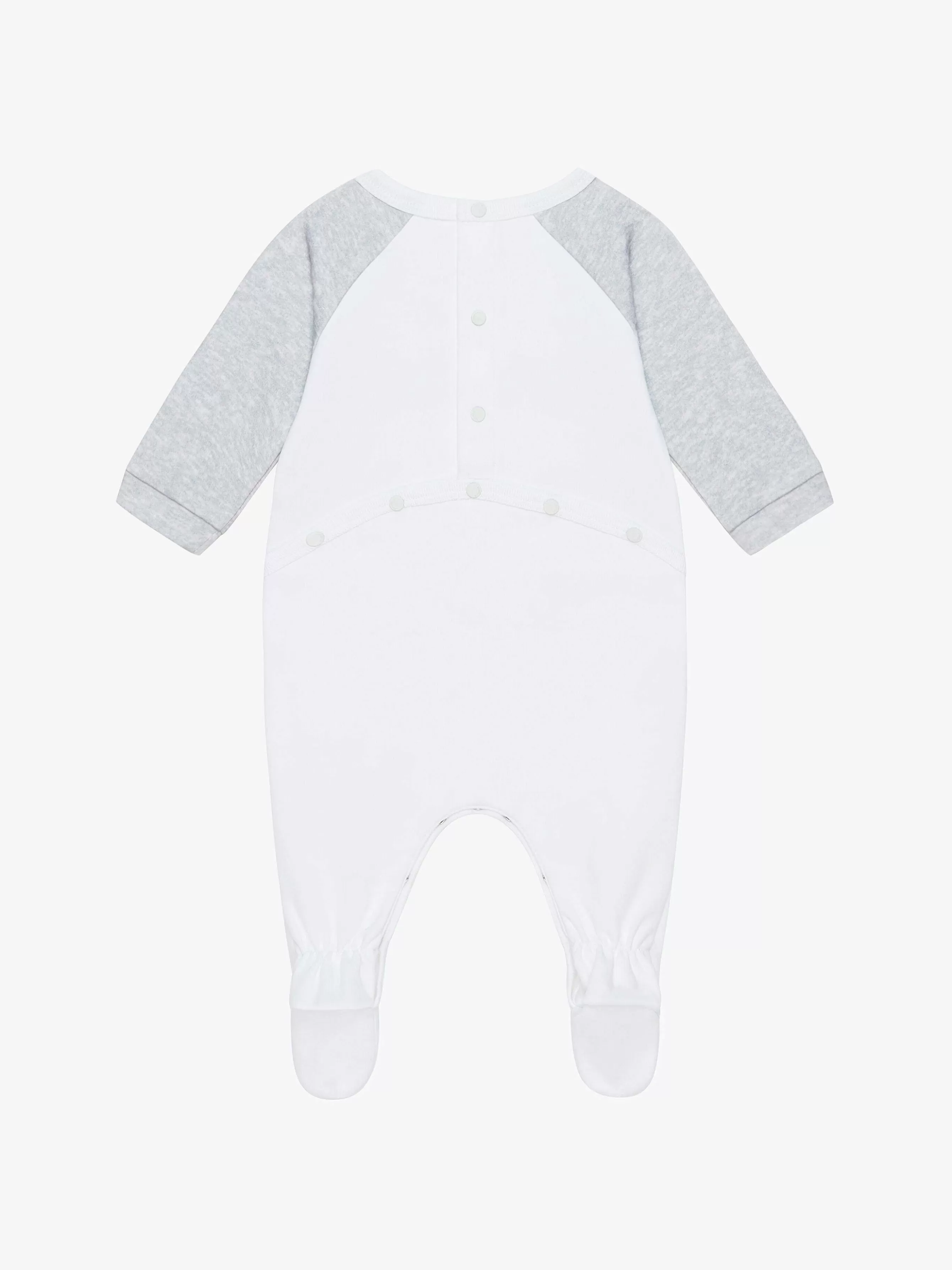 Givenchy Bébé (1 Mois À 3 Ans)>Coffret Cadeau Pyjama, Bavoir Et Bonnet Gris Blanc