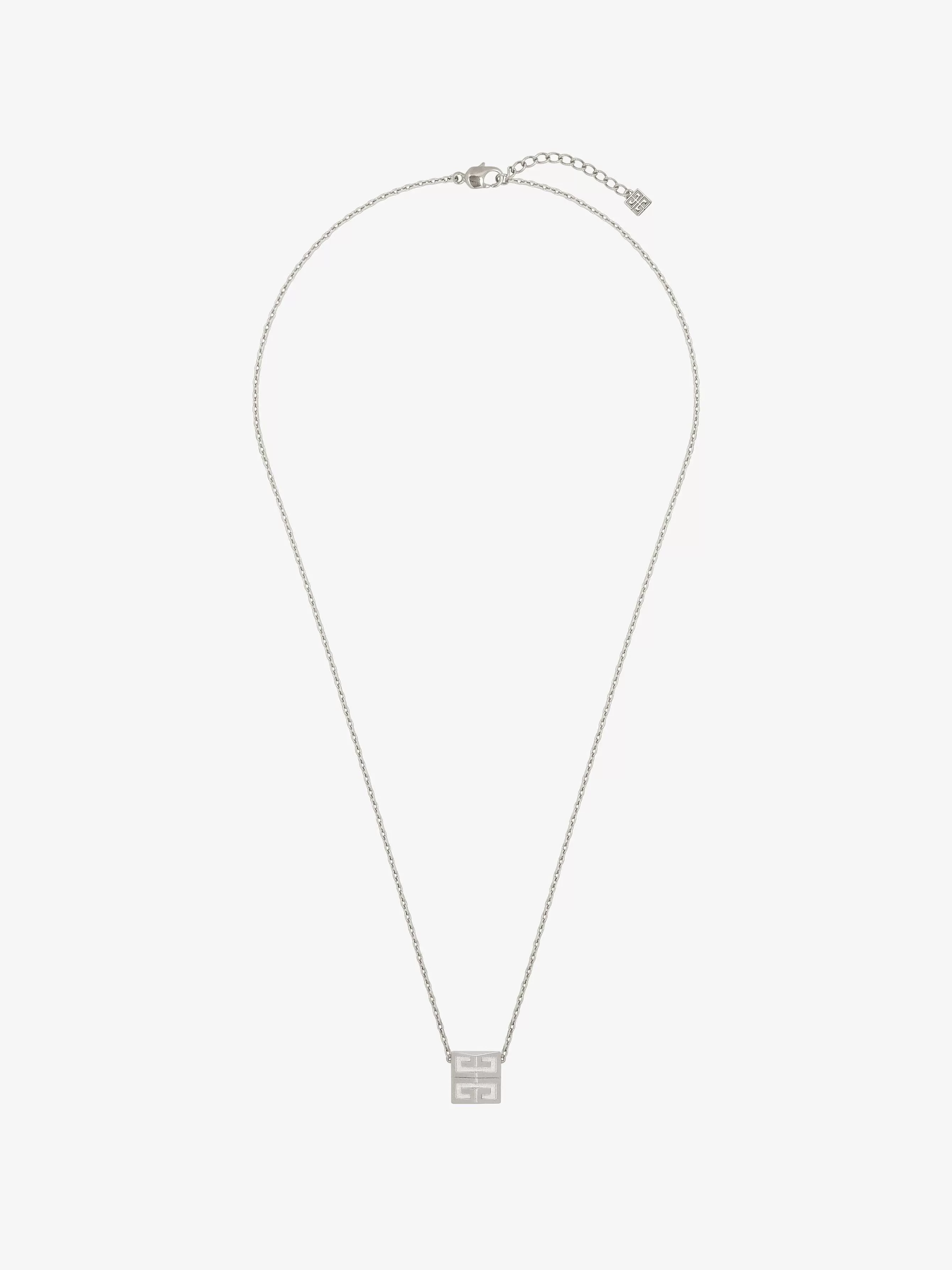 Givenchy Bijoux>Collier 4G En Metal Argente