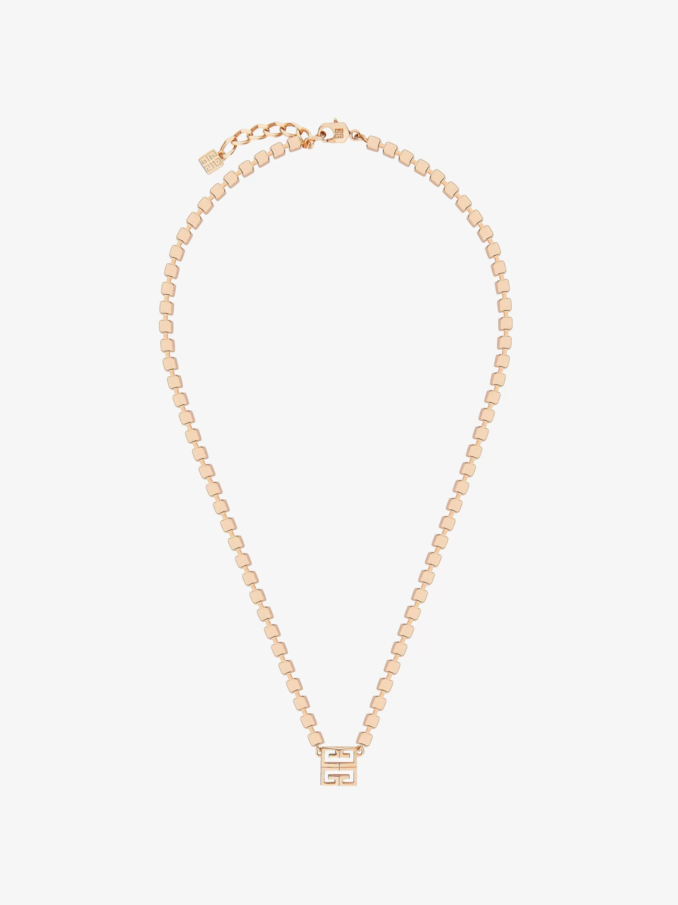 Givenchy Bijoux>Collier 4G En Metal Avec Cristaux Or Rose