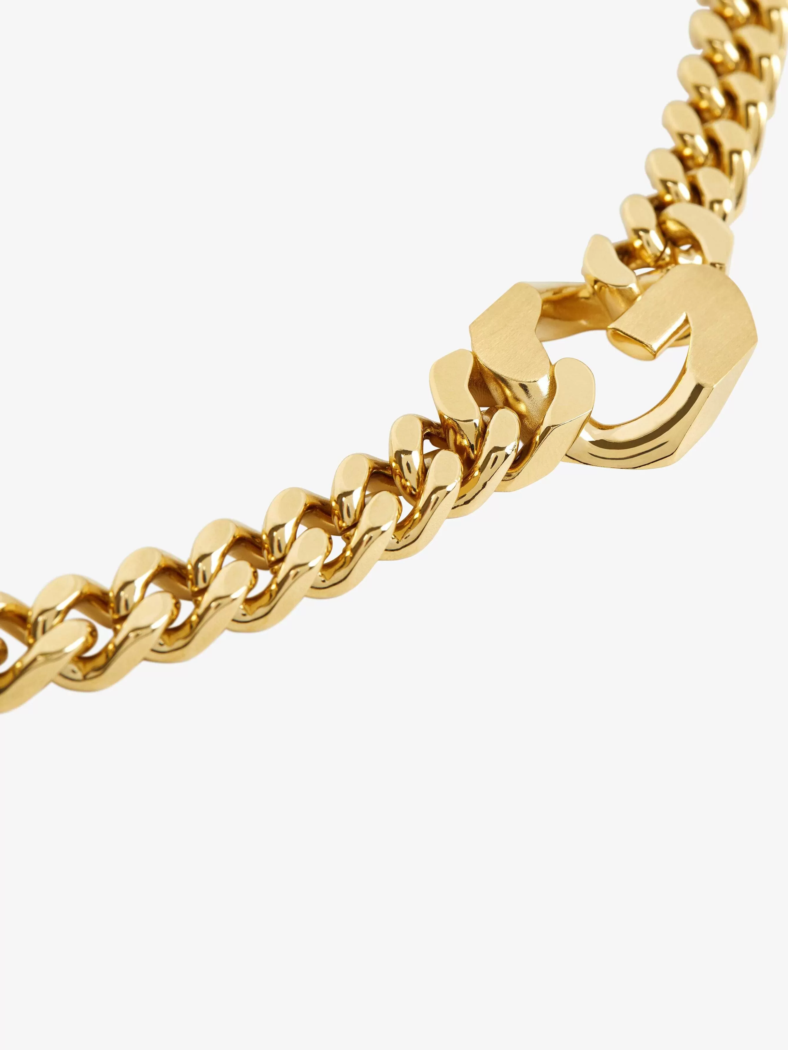 Givenchy Bijoux>Collier Chaine G En Metal Jaune Dore