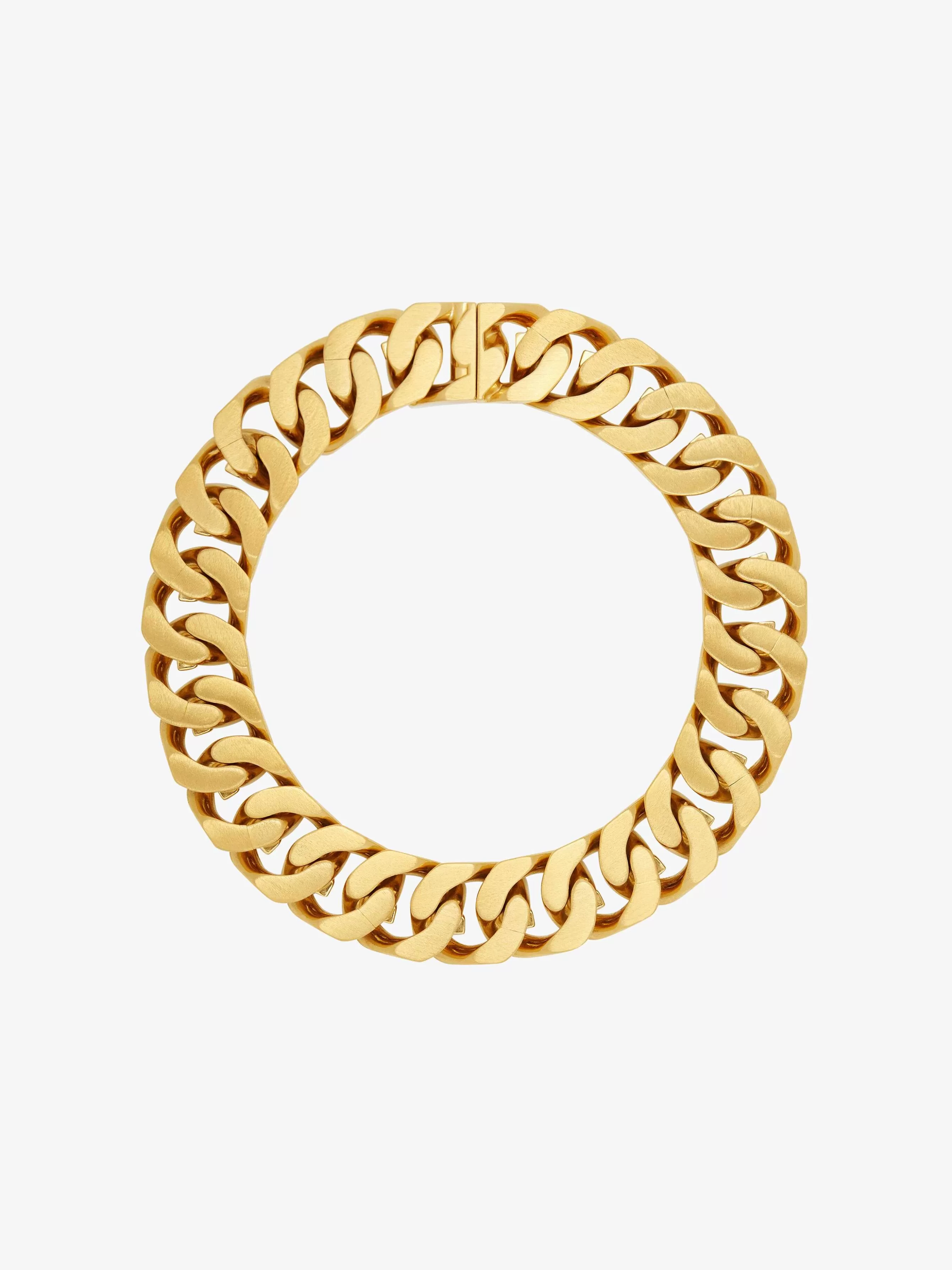 Givenchy Bijoux>Collier Chaine G Moyen En Metal Jaune Dore