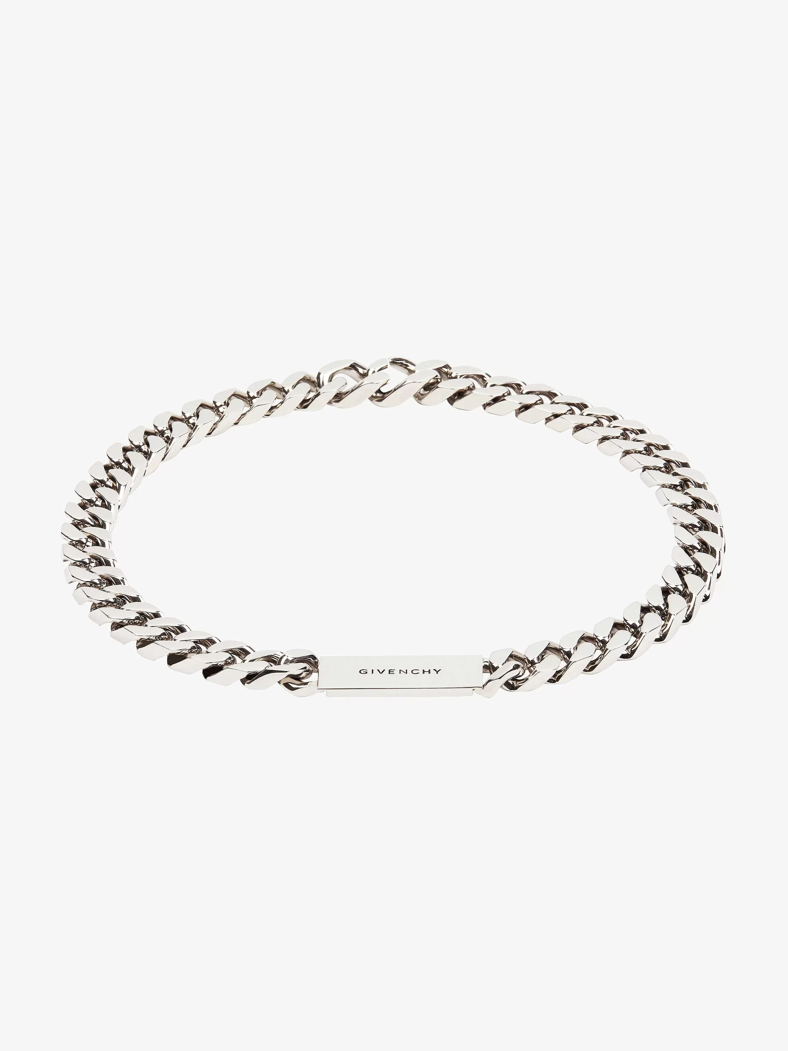 Givenchy Bijoux>Collier D'Identite En Metal Argente