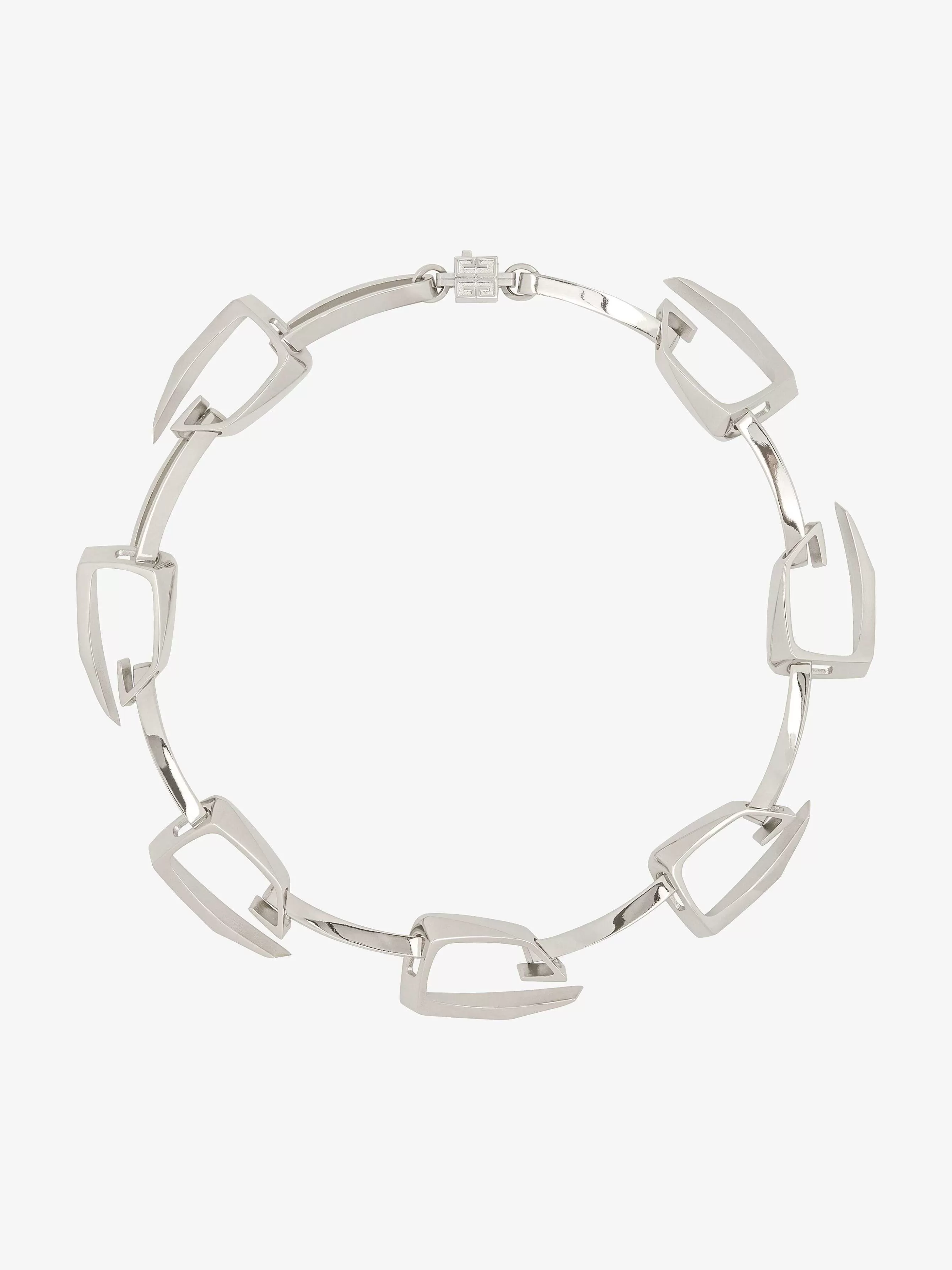 Givenchy Bijoux>Collier Giv Cut En Metal Argente