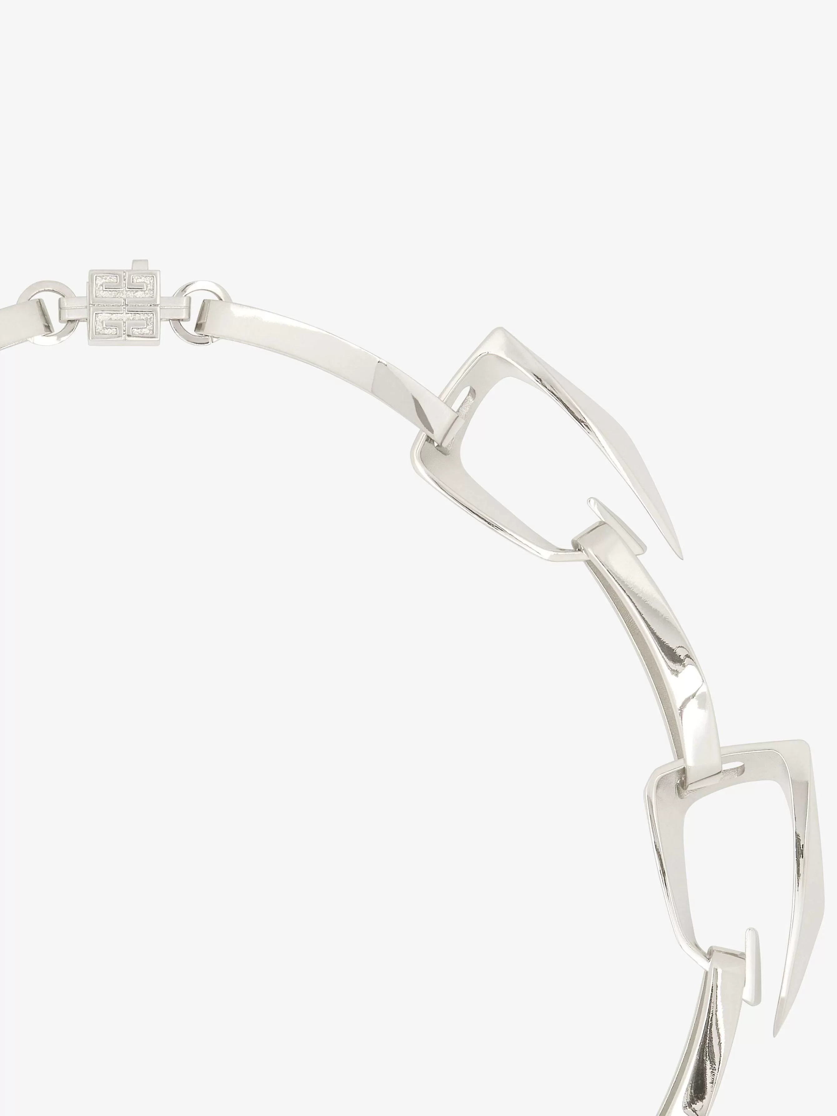 Givenchy Bijoux>Collier Giv Cut En Metal Argente