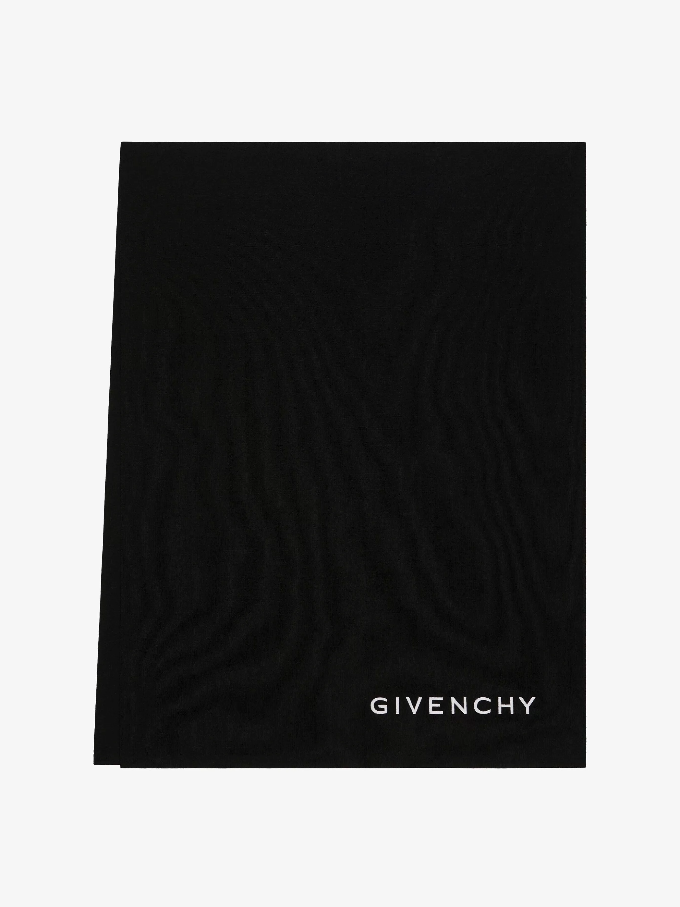 Givenchy Echarpes>Echarpe 4G En Laine Noir Blanc