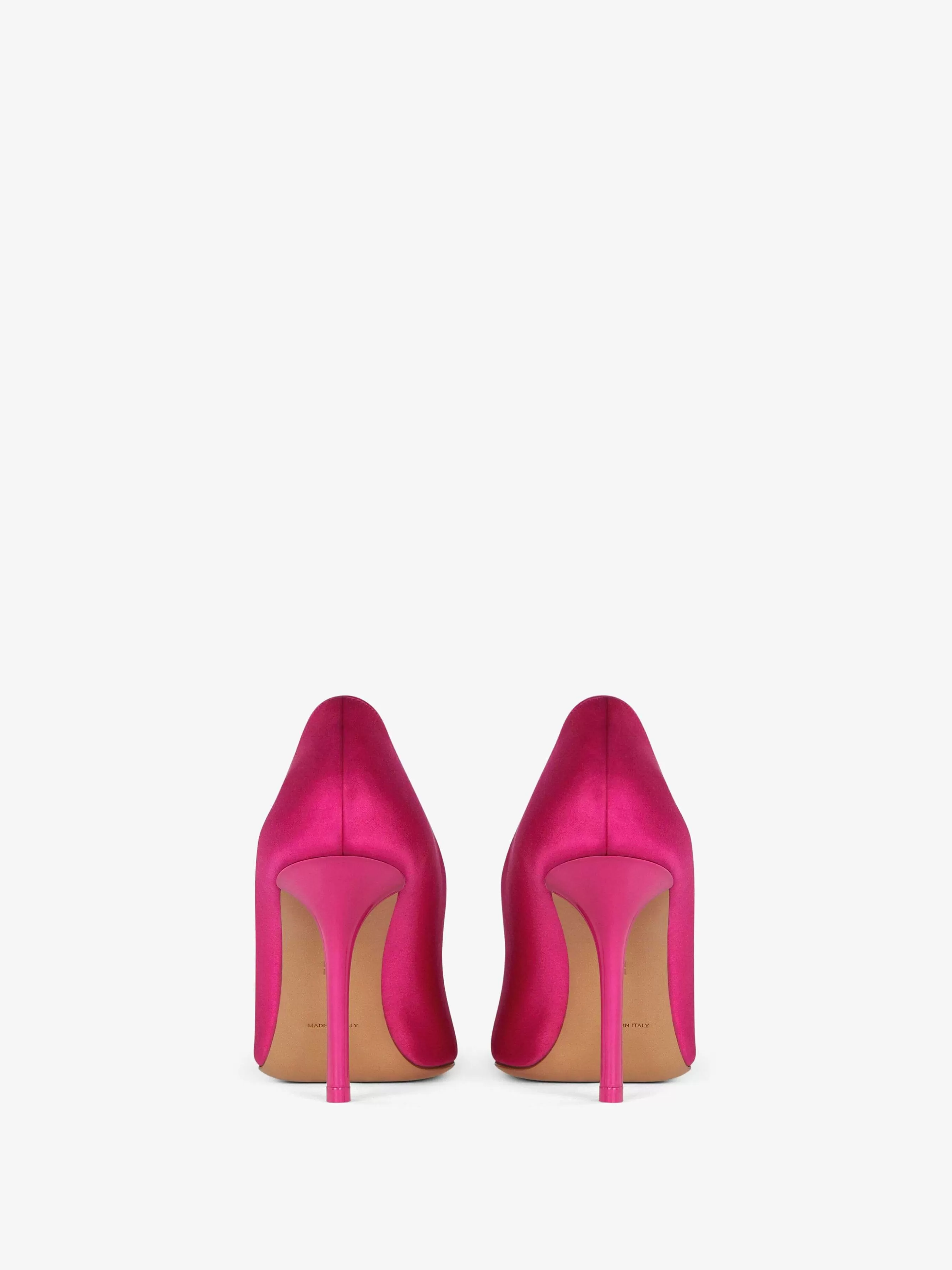 Givenchy Talons>Escarpins De Presentation En Satin Avec Details En Cristaux Rose Neon