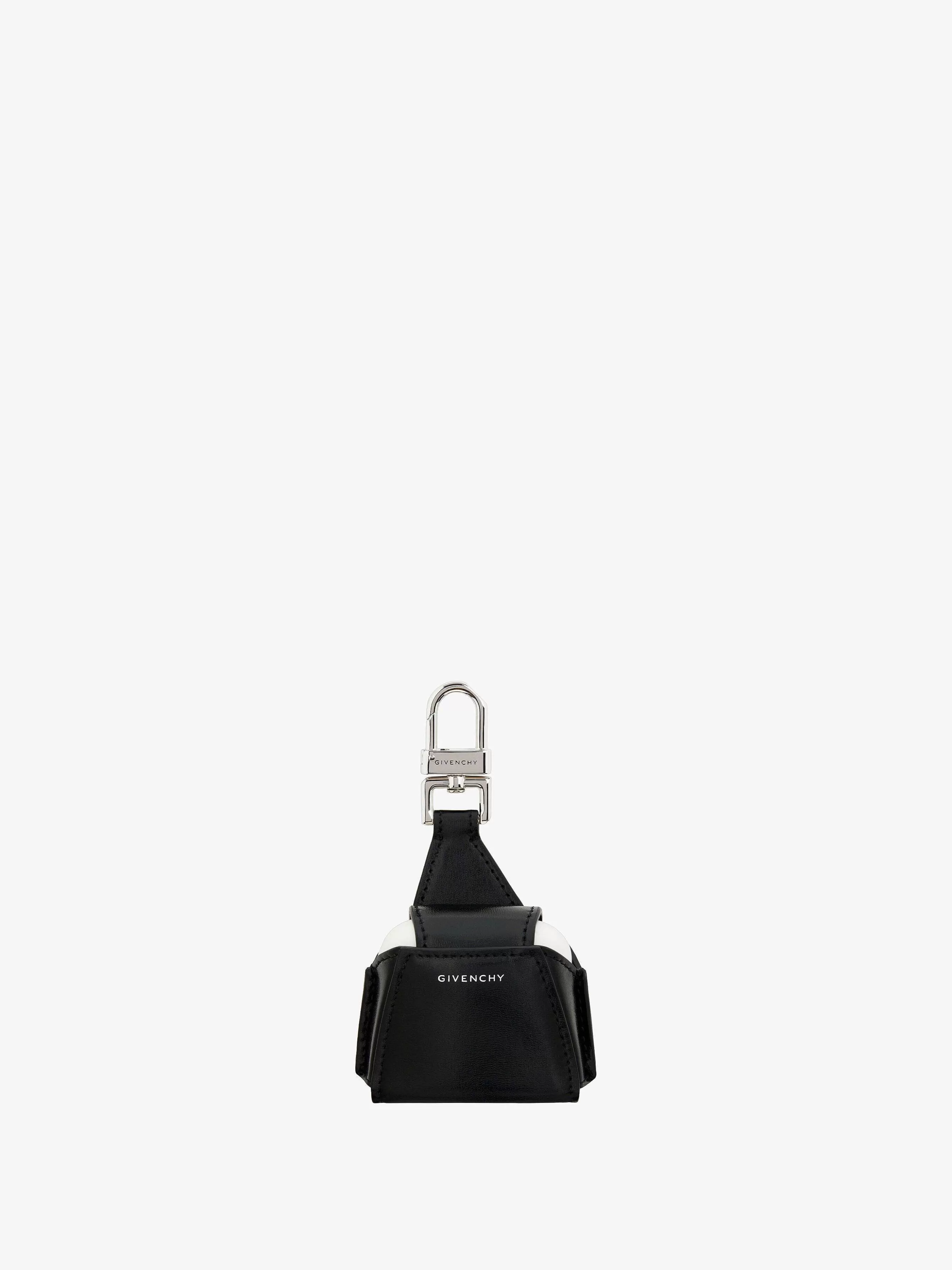 Givenchy Autres Accessoires>Etui Antigona Pour Airpods En Cuir Boite Noir