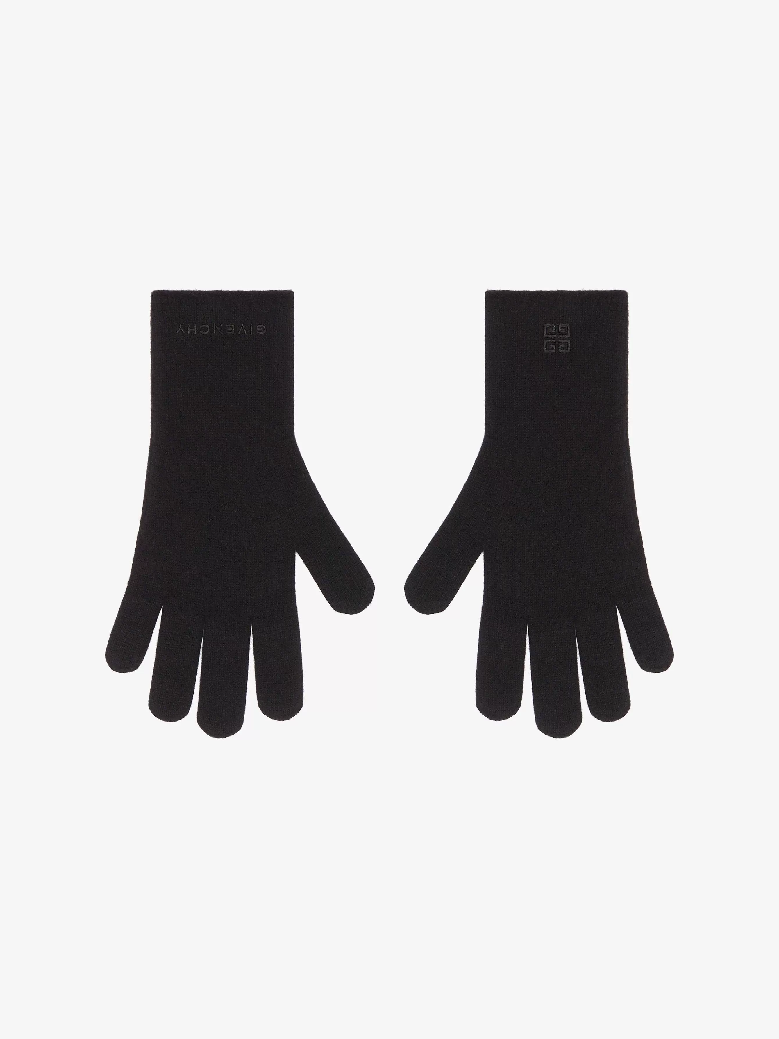 Givenchy Autres Accessoires>Gants En Cachemire Noir